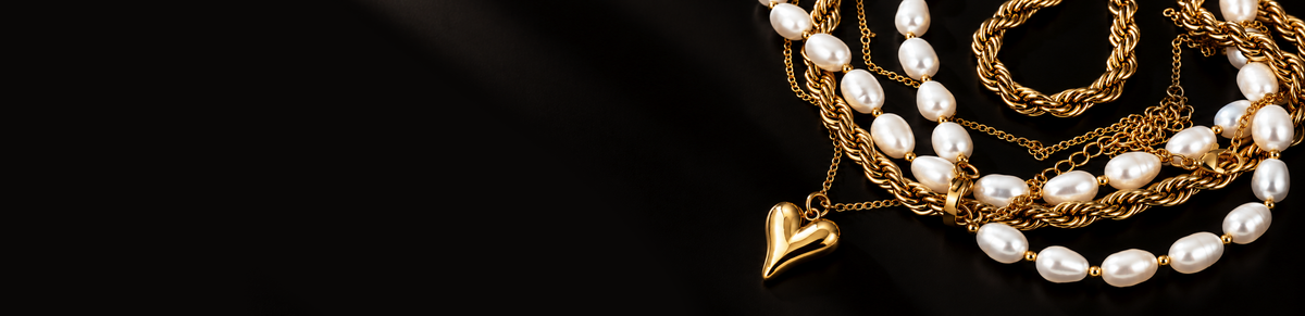 Waterproof gold and silver pendant necklaces for women with built-in length extensions, tarnish-free and made to layer and stack.