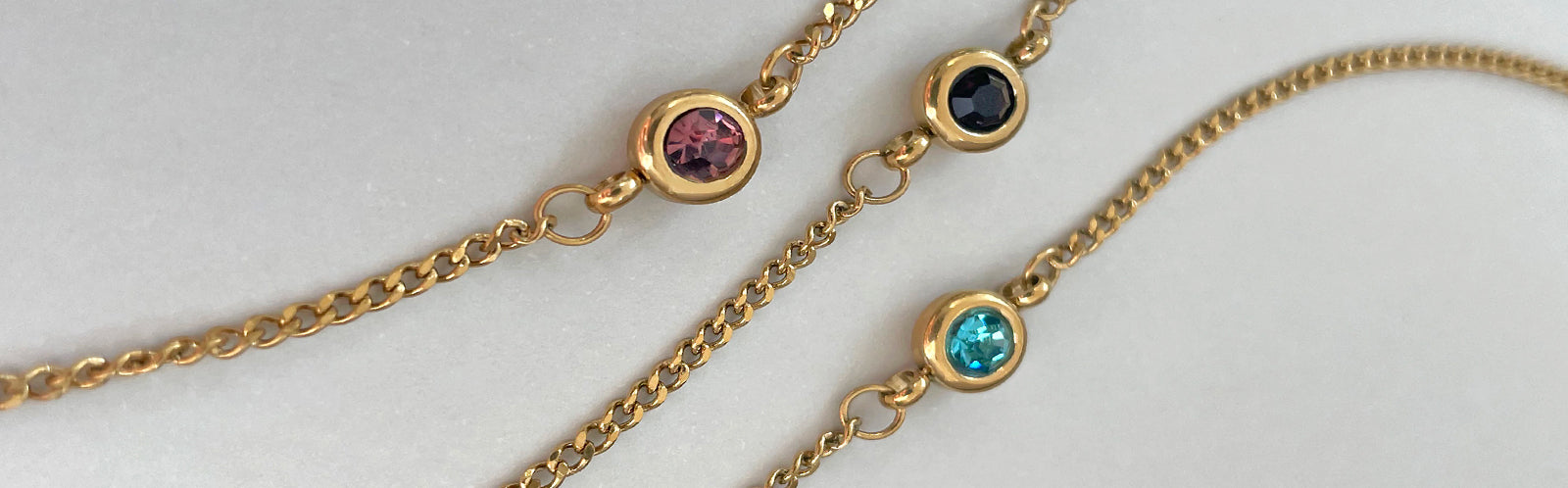 birthstone jewelry waterproof tarnish free