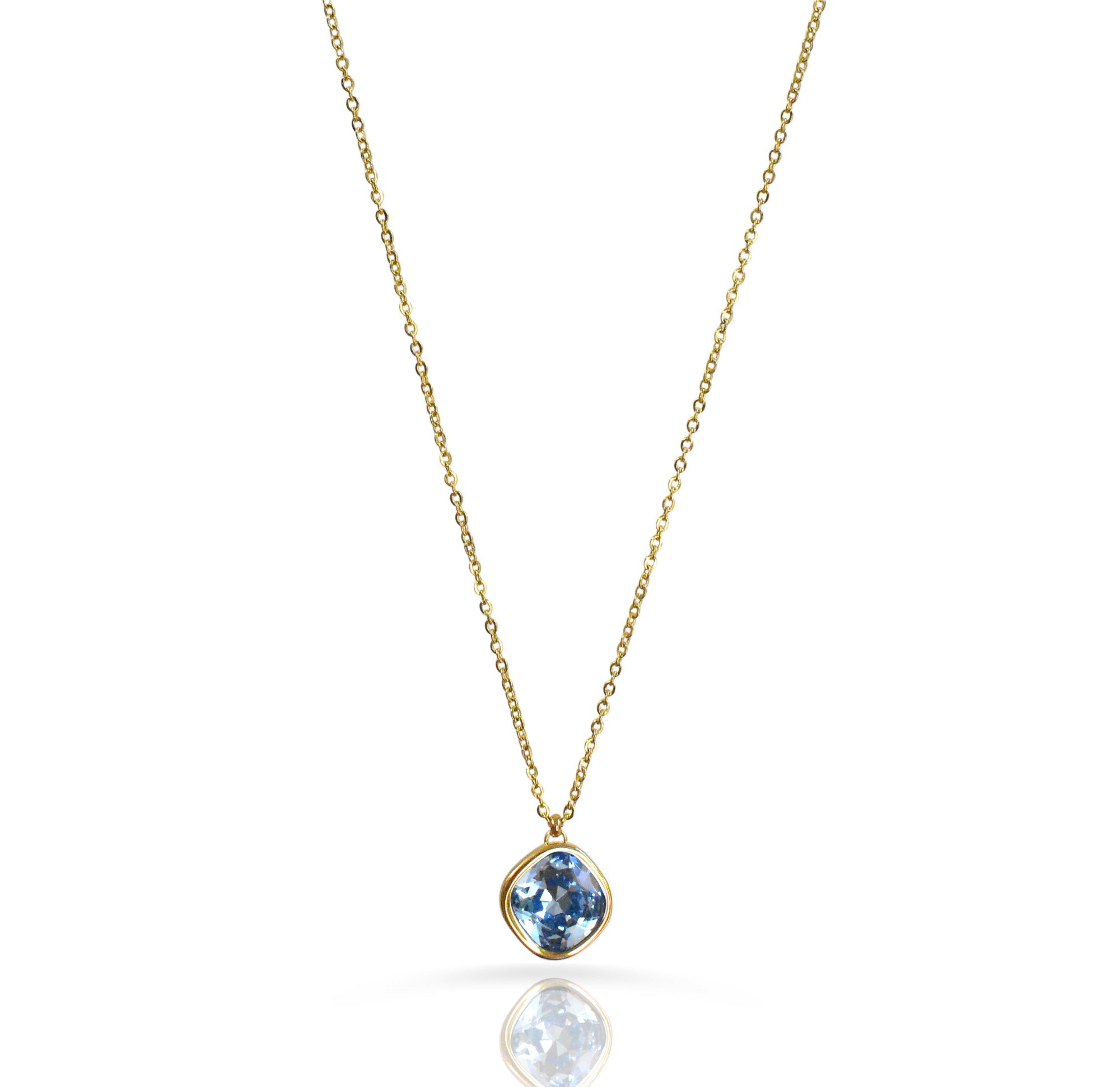 aquamarine pendant necklace