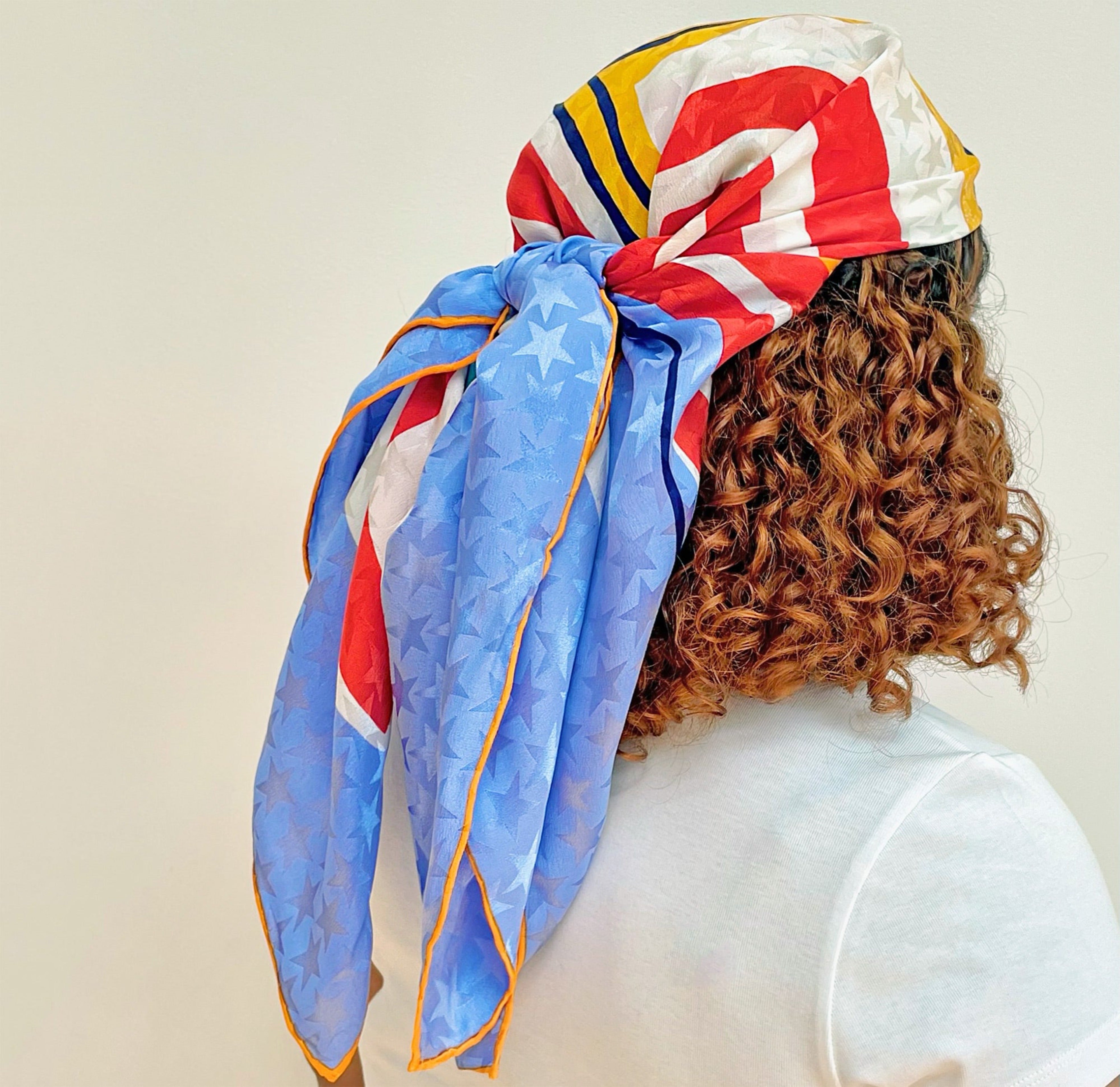 gemini silk scarf