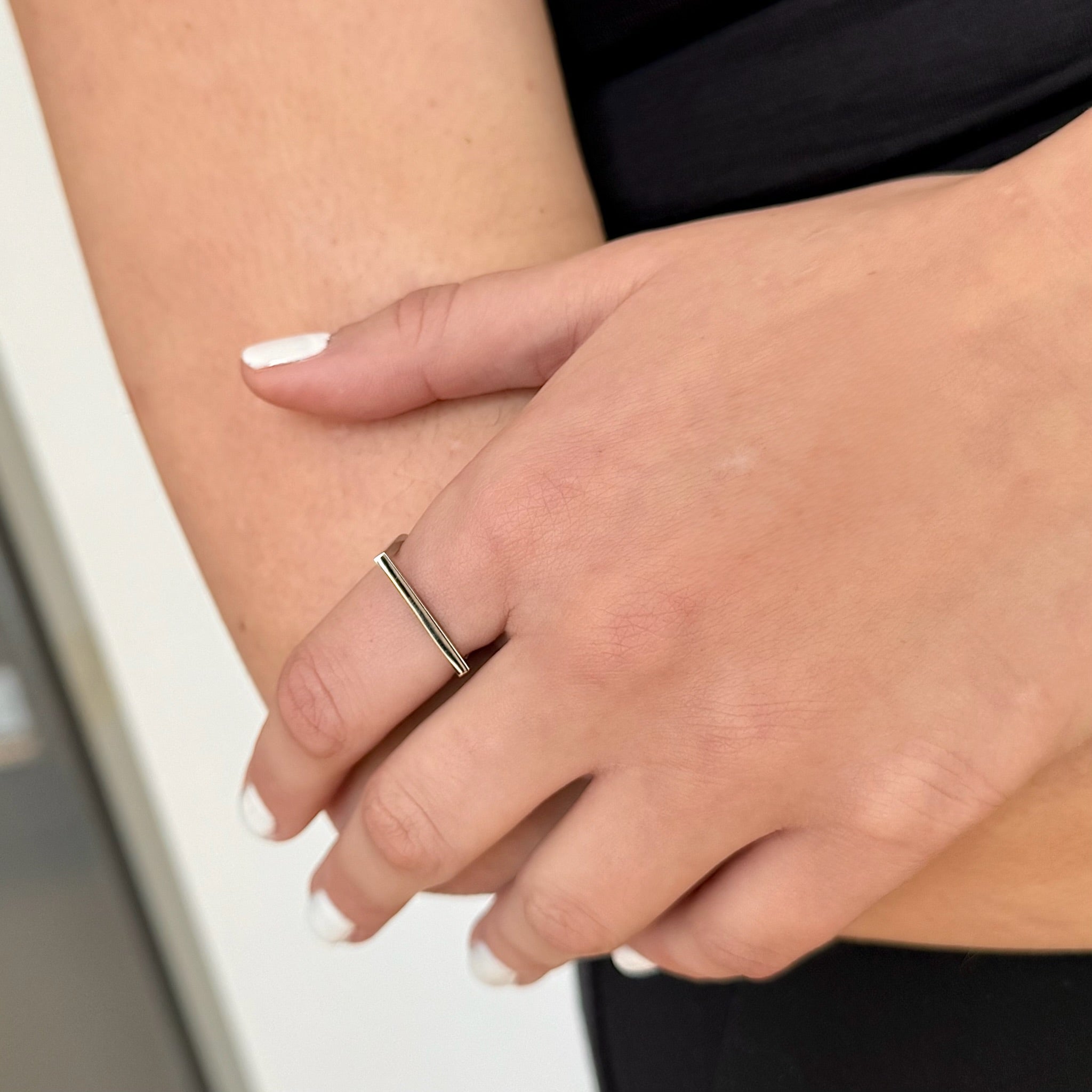 SILVER BAR RING - SAMPLE