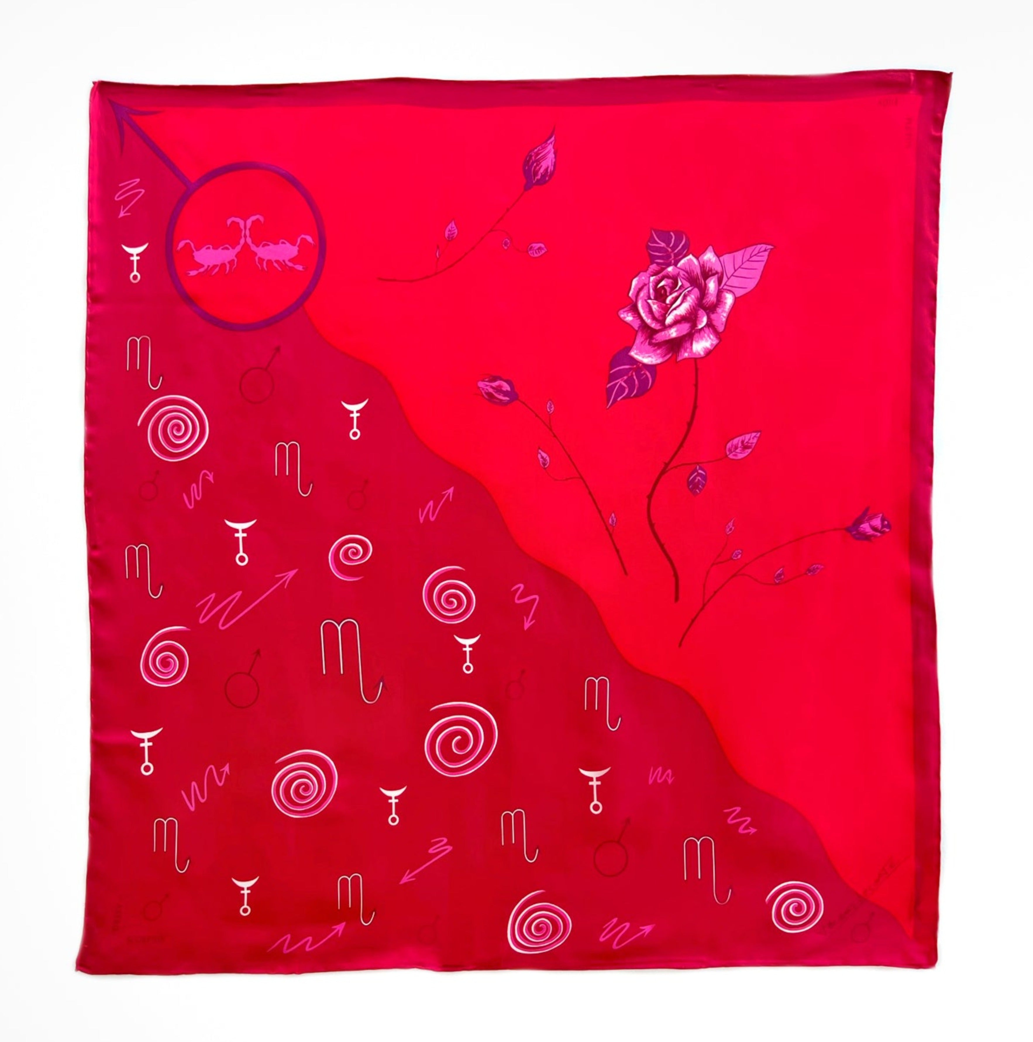 scorpio silk scarf