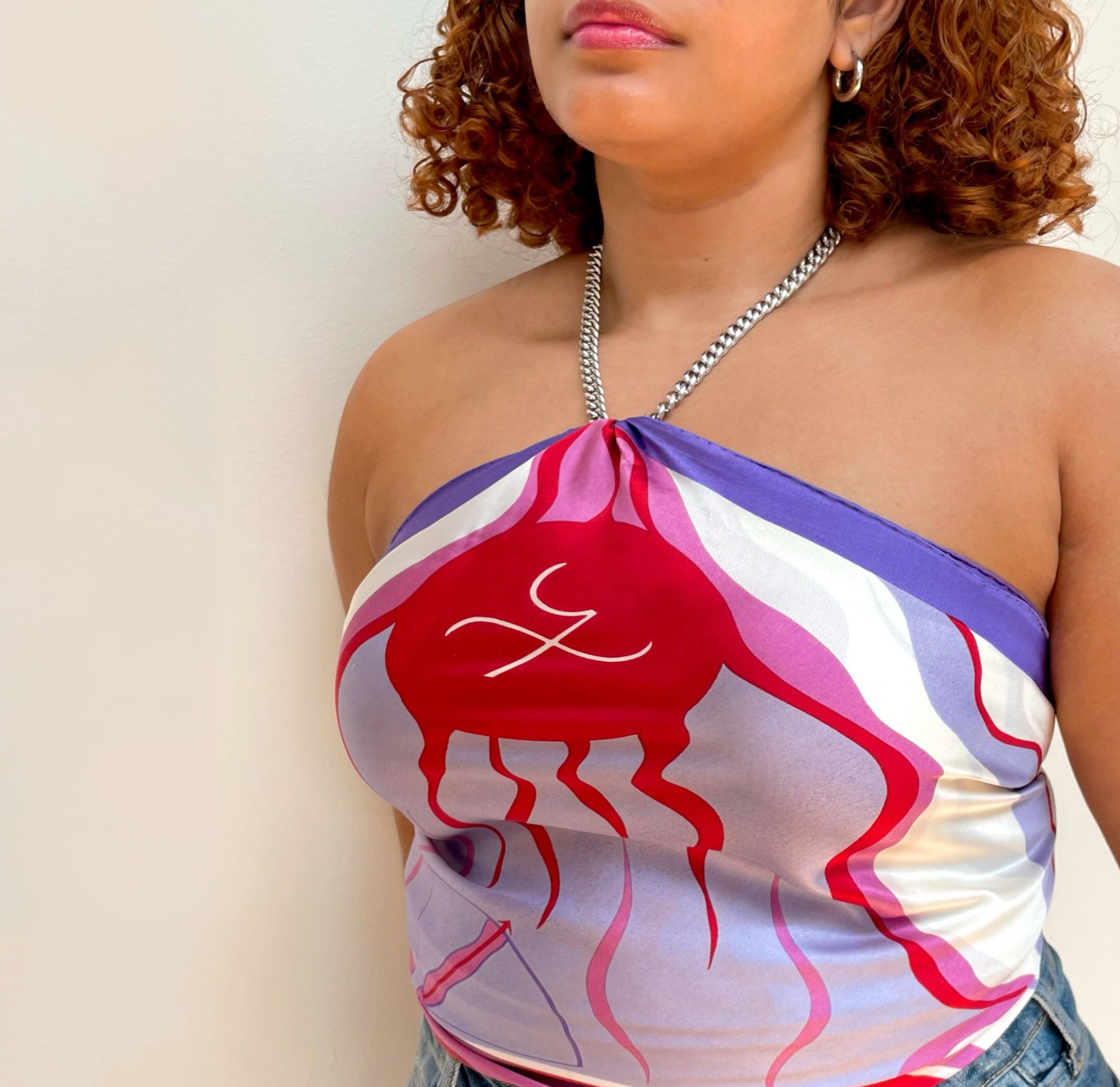 Sagittarius silk scarf