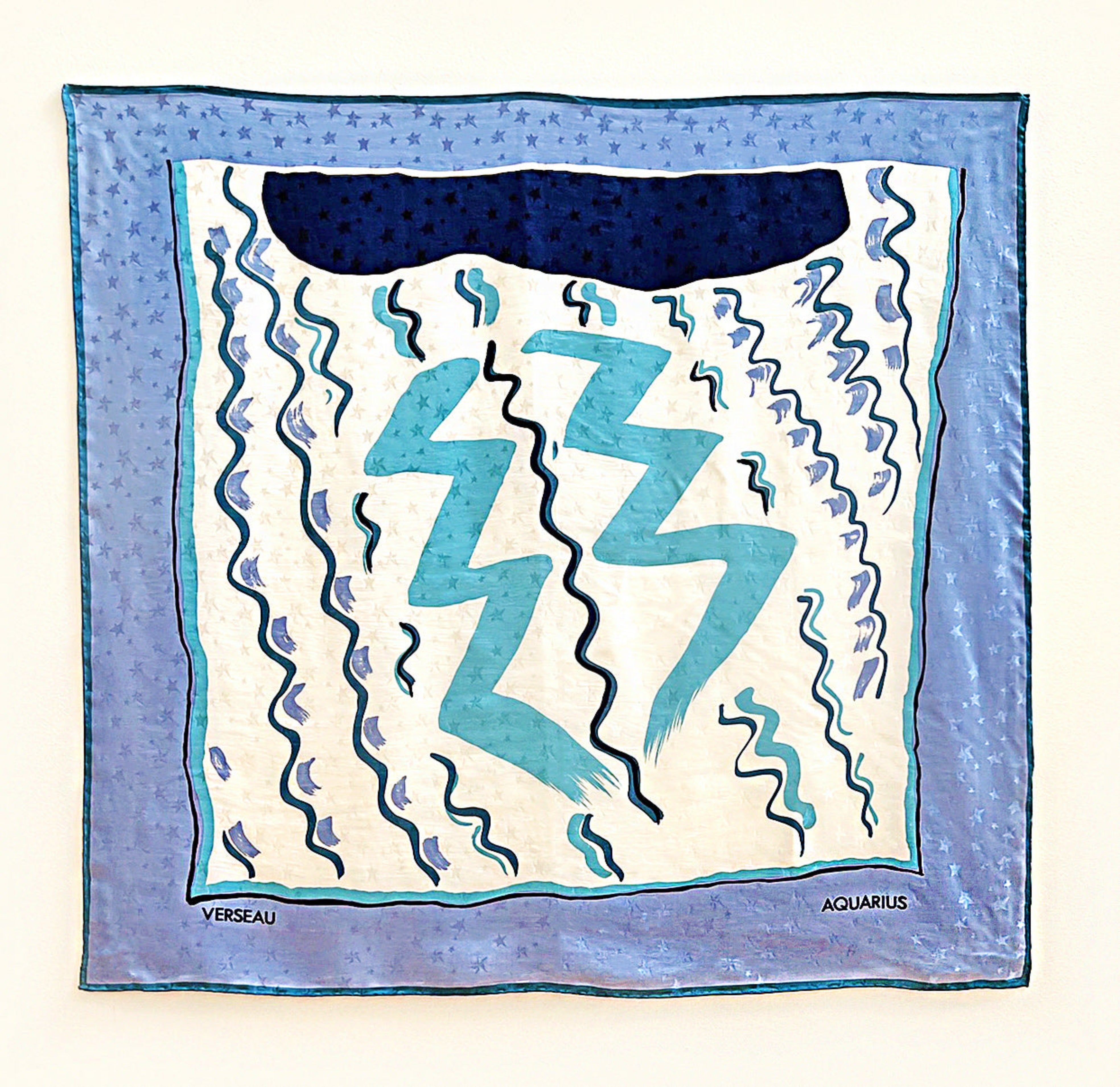 silk scarf aquarius