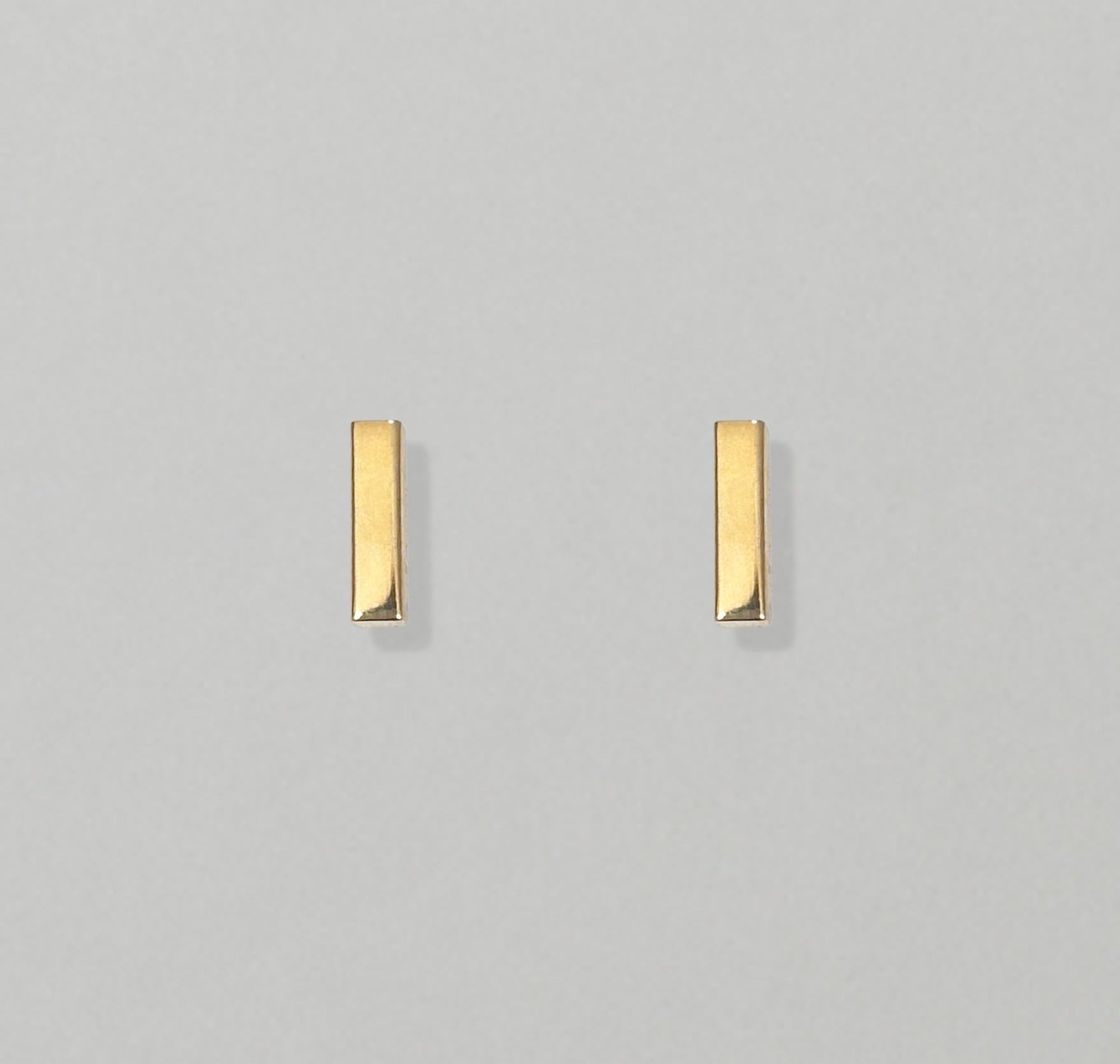 gold bar earrings mens waterproof earrings