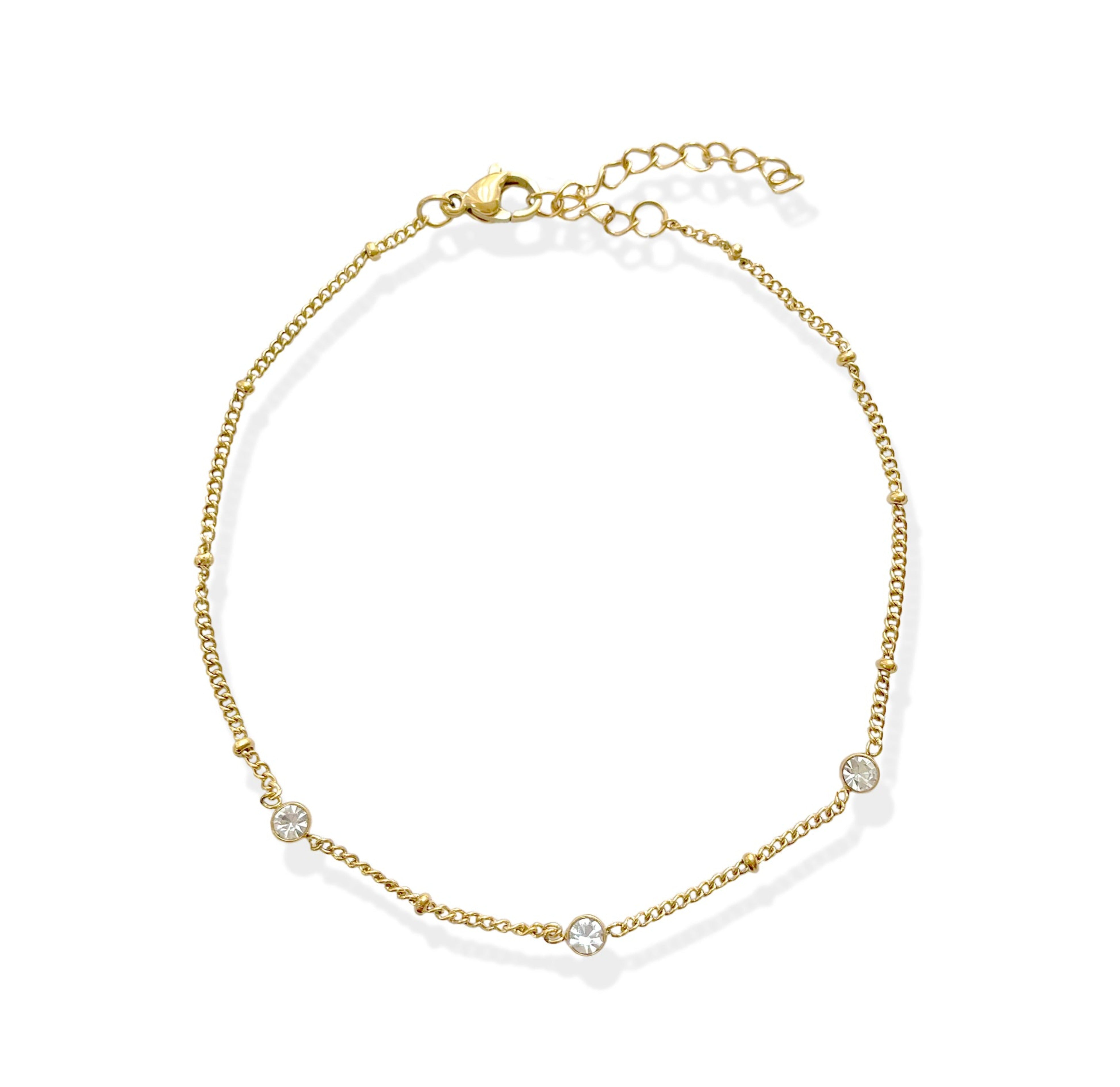DAINTY SATELLITE CHAIN BRACELET WATERPROOF JEWELRY