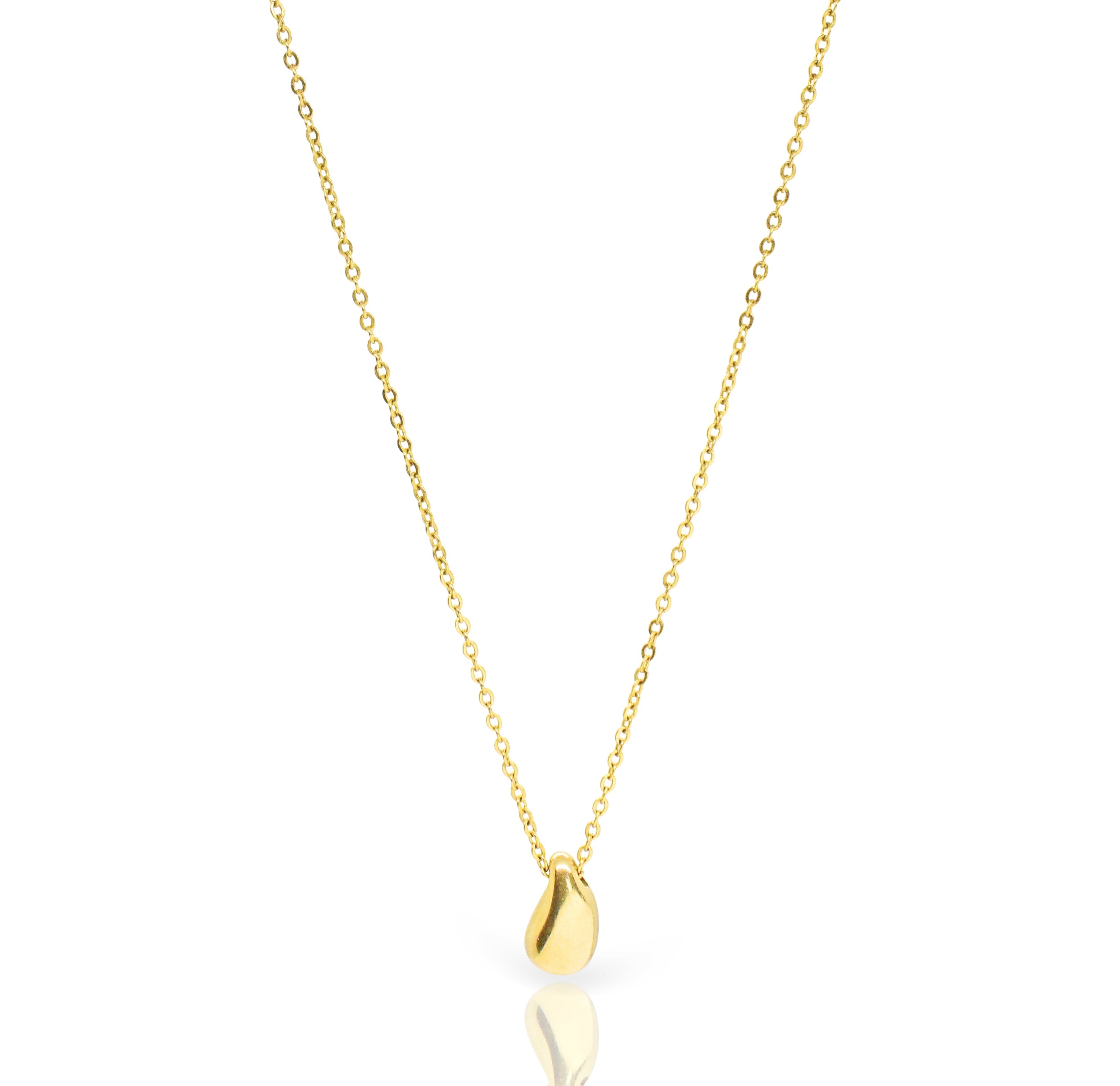 PENELOPE GOLD TEAR DROP PENDANT NECKLACE SAMPLE