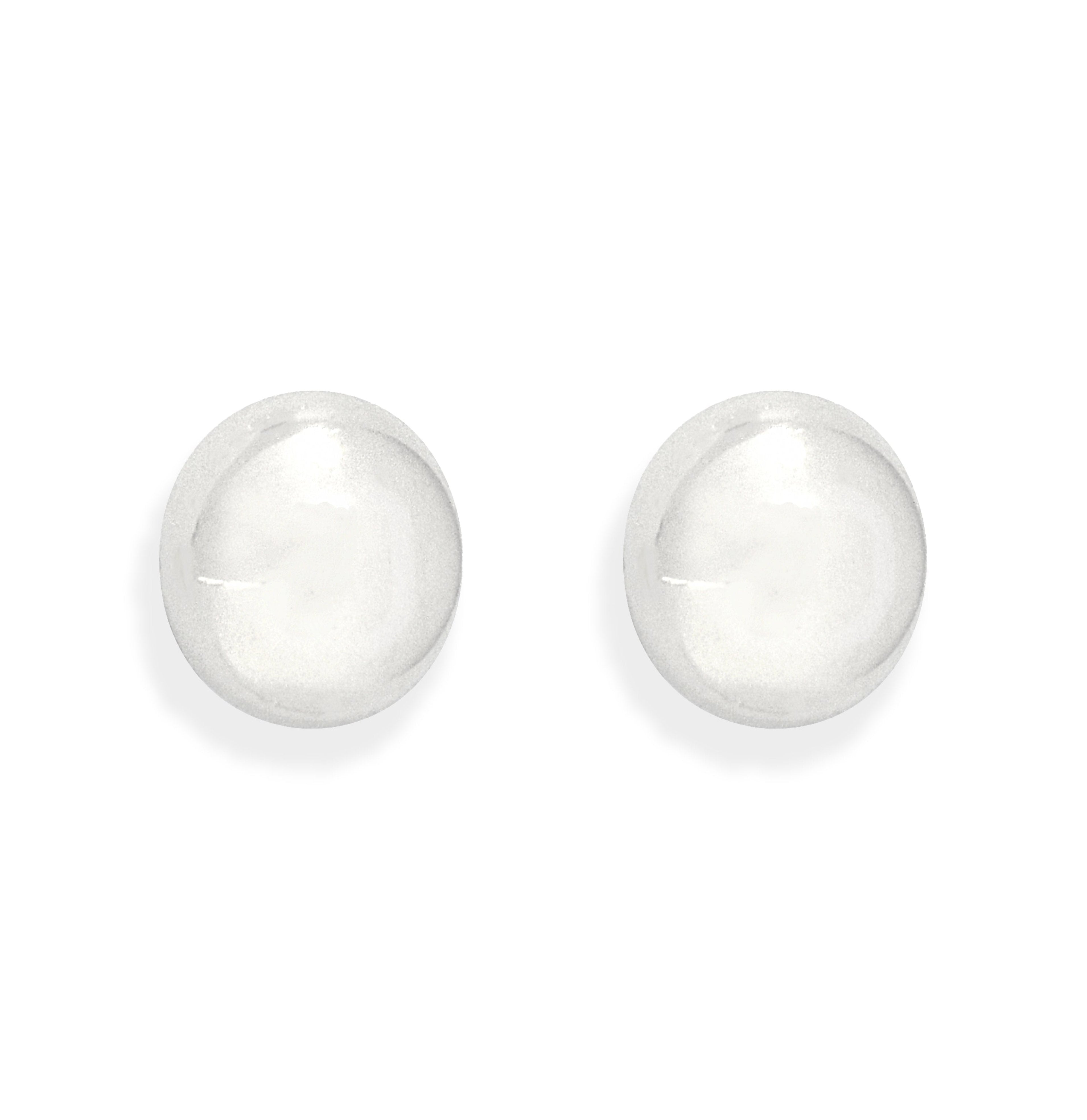 MARYLYN SILVER DOME EARRINGS SAMPLE