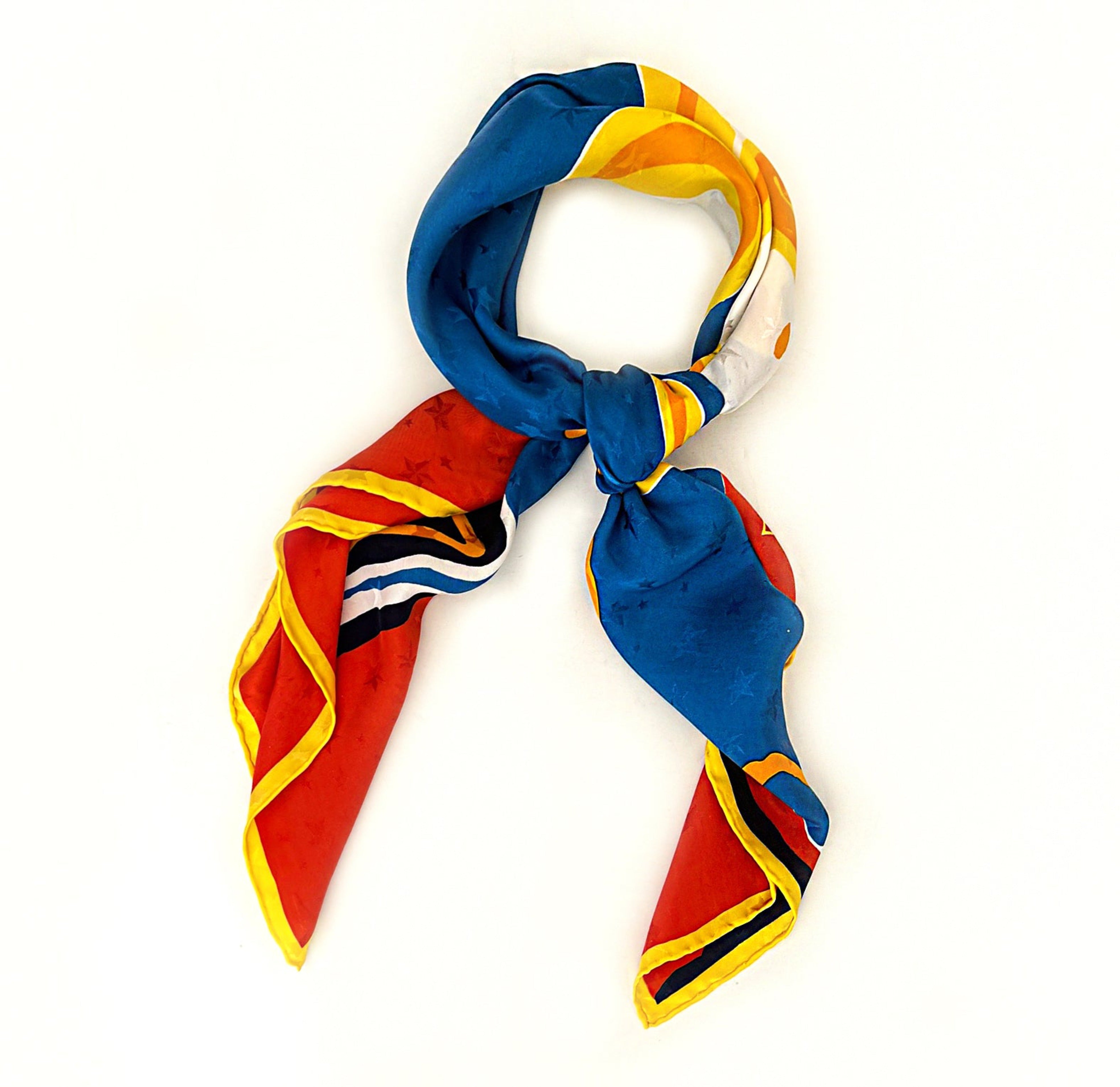 leo silk scarf