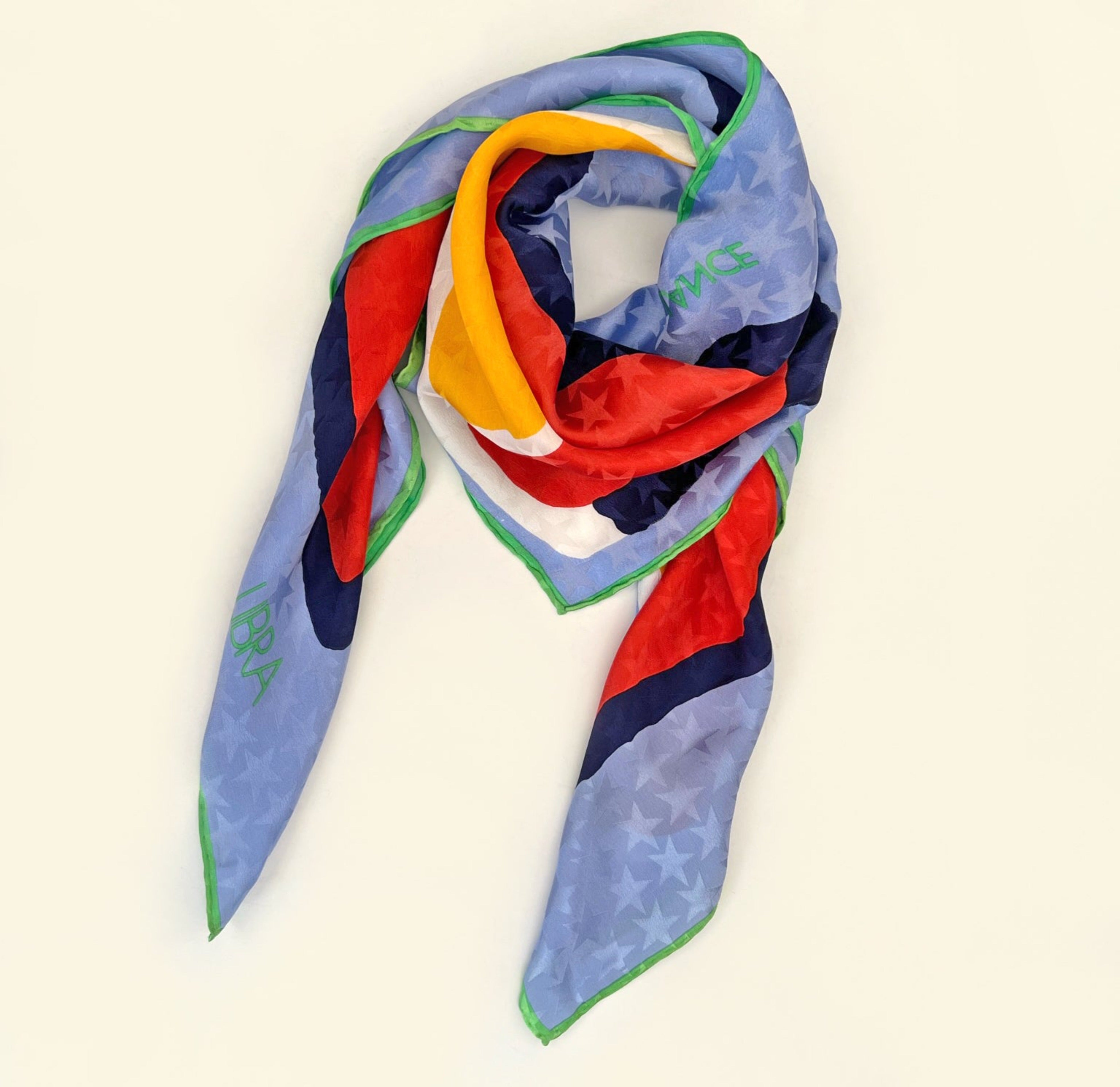 libra silk scarf