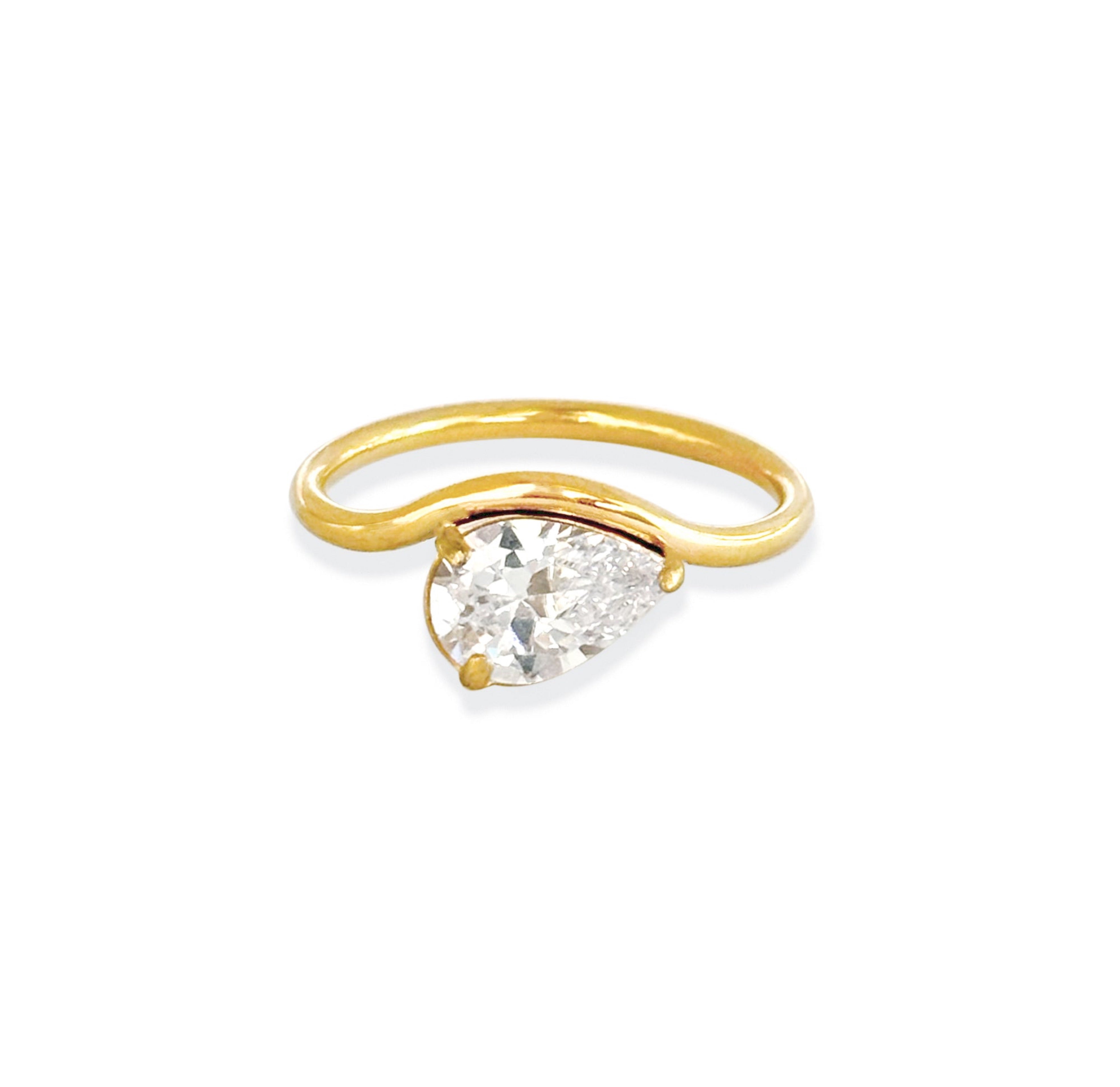 pear stone ring waterproof