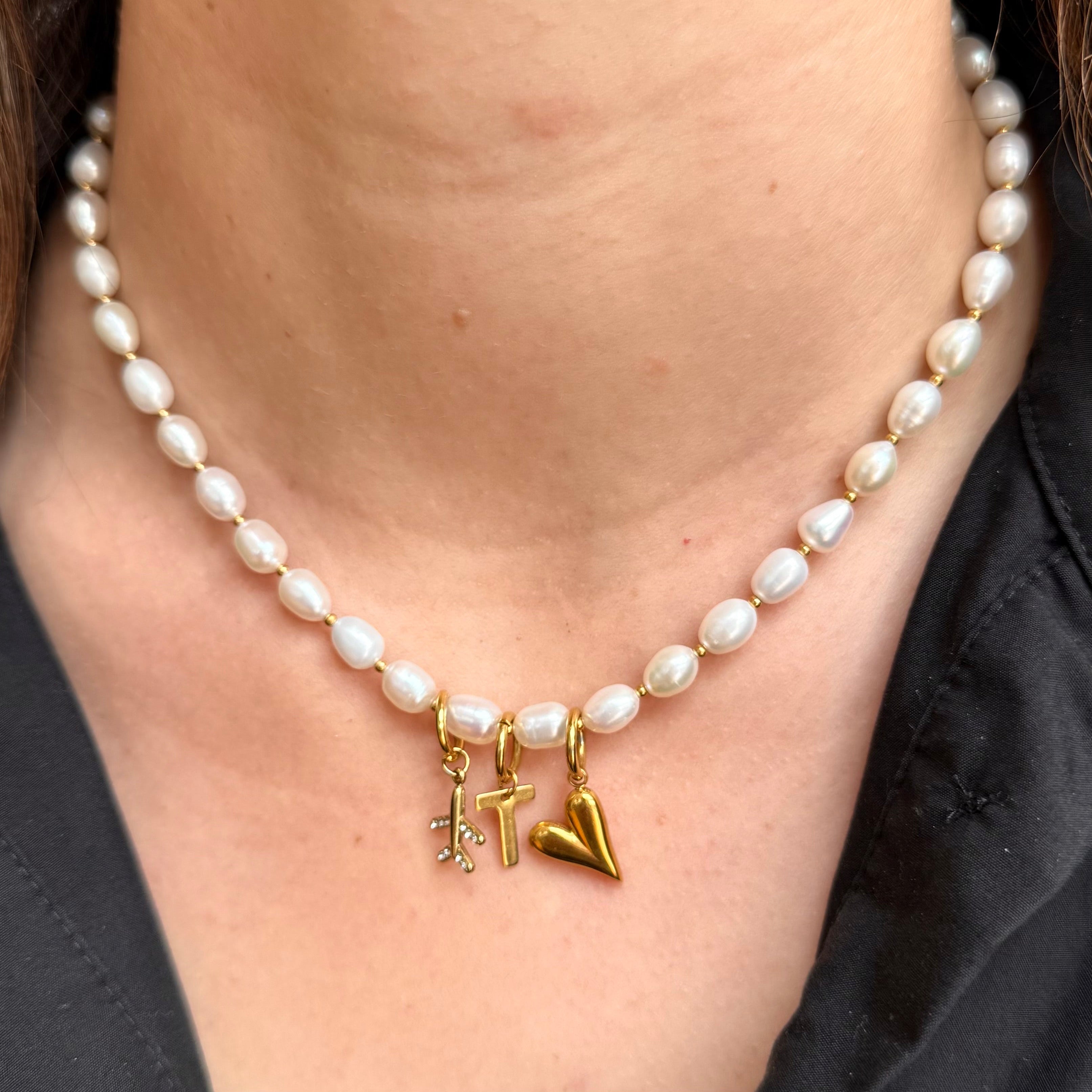 SADIE GOLD HEART CHARM