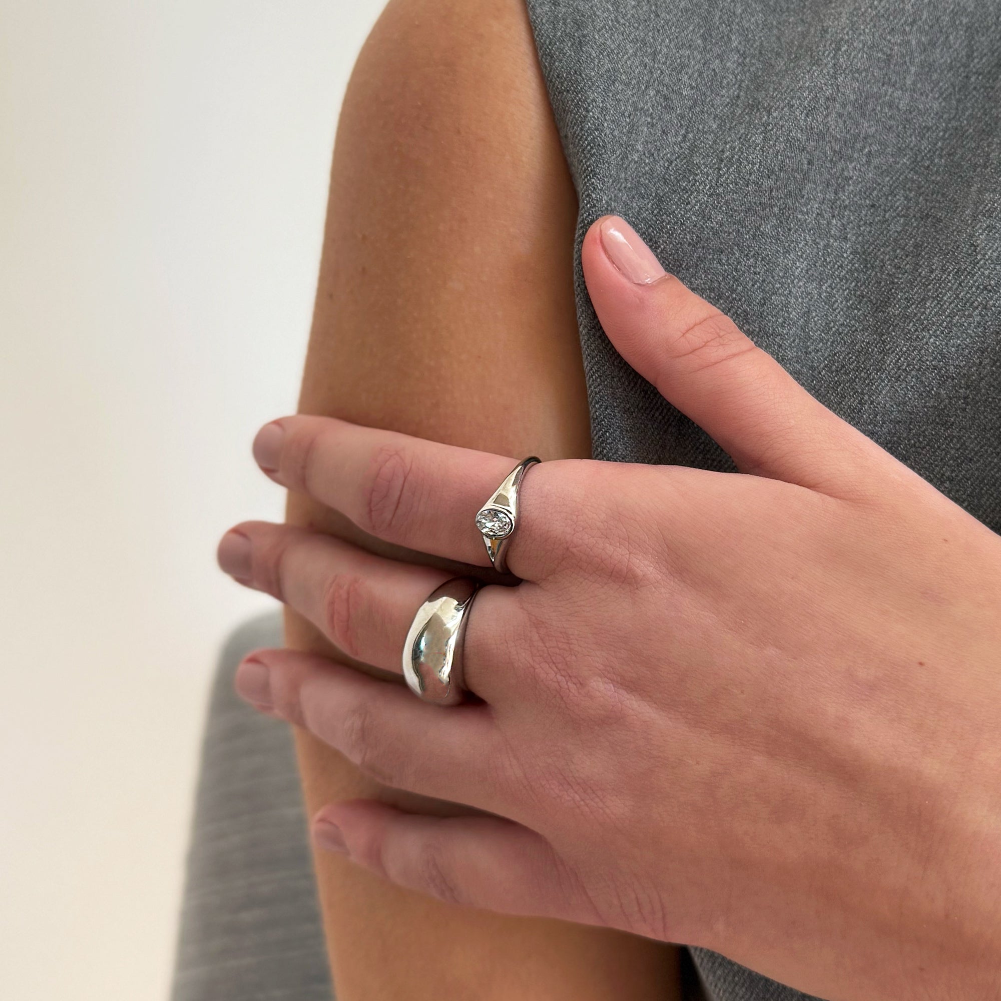 silver-bold-dome-ring-and-oval-signet-ring