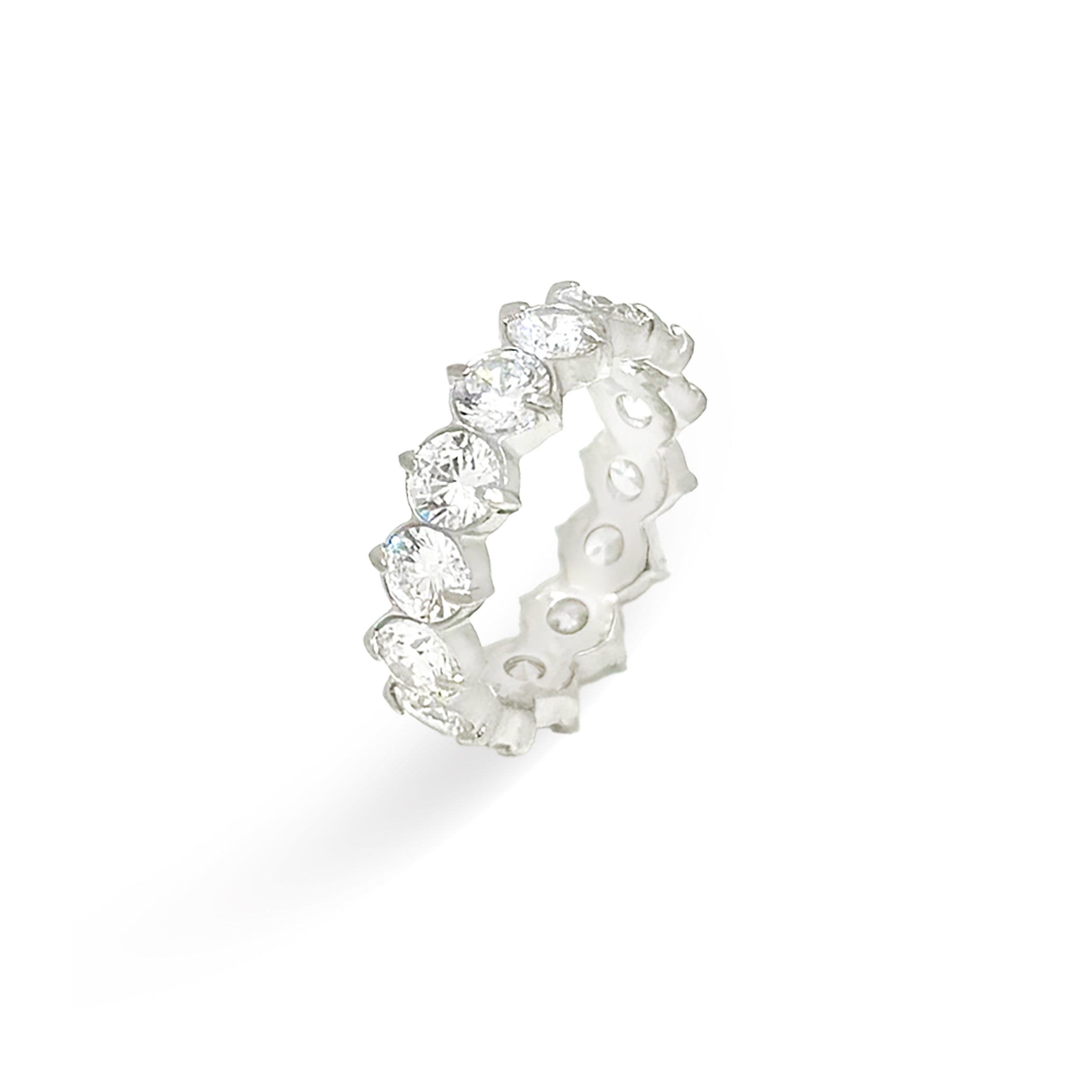EVERLEIGH SILVER ETERNITY RING