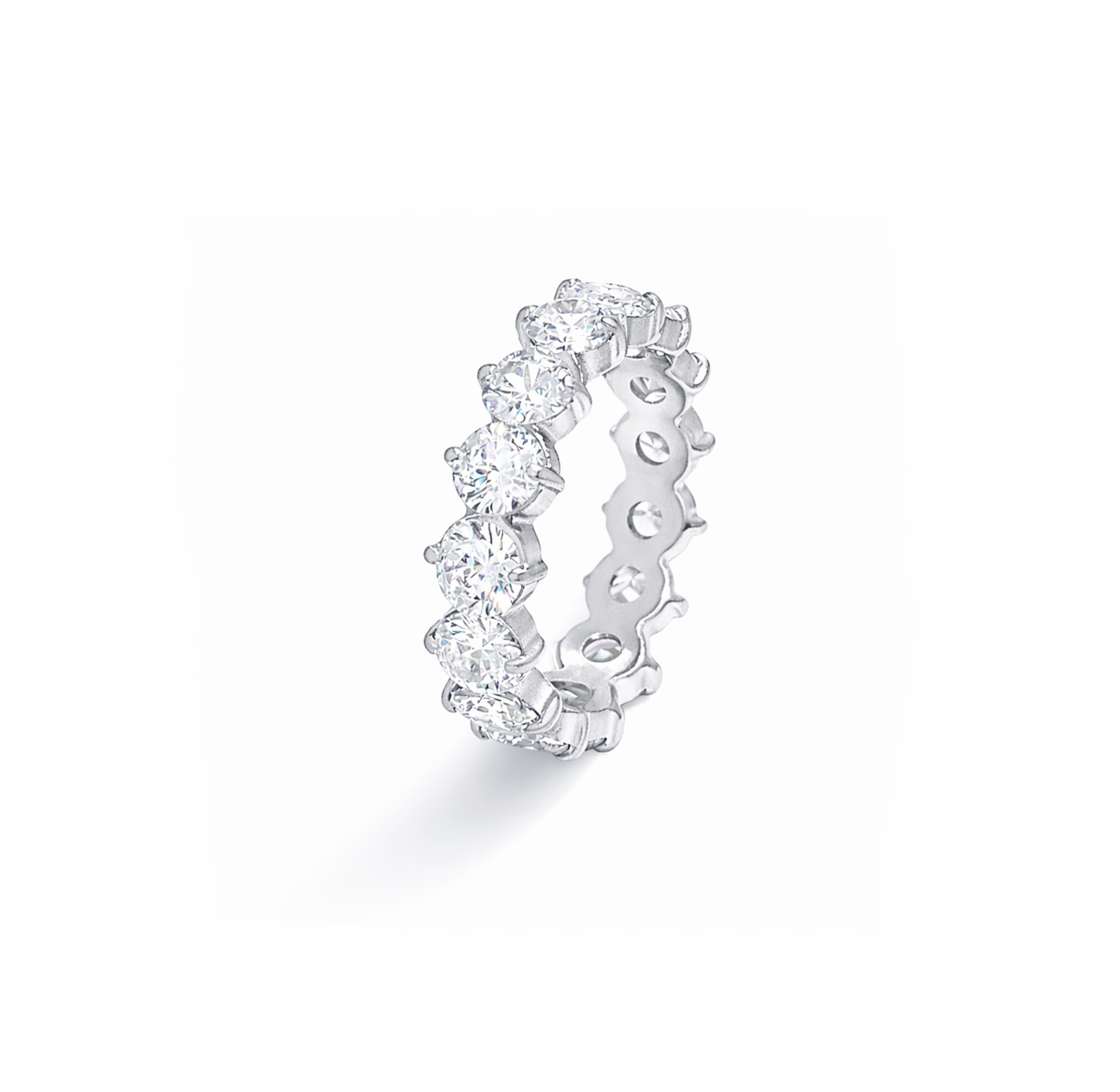 Everleigh Silver Eternity Ring | Waterproof Jewelry – Mai Désirée