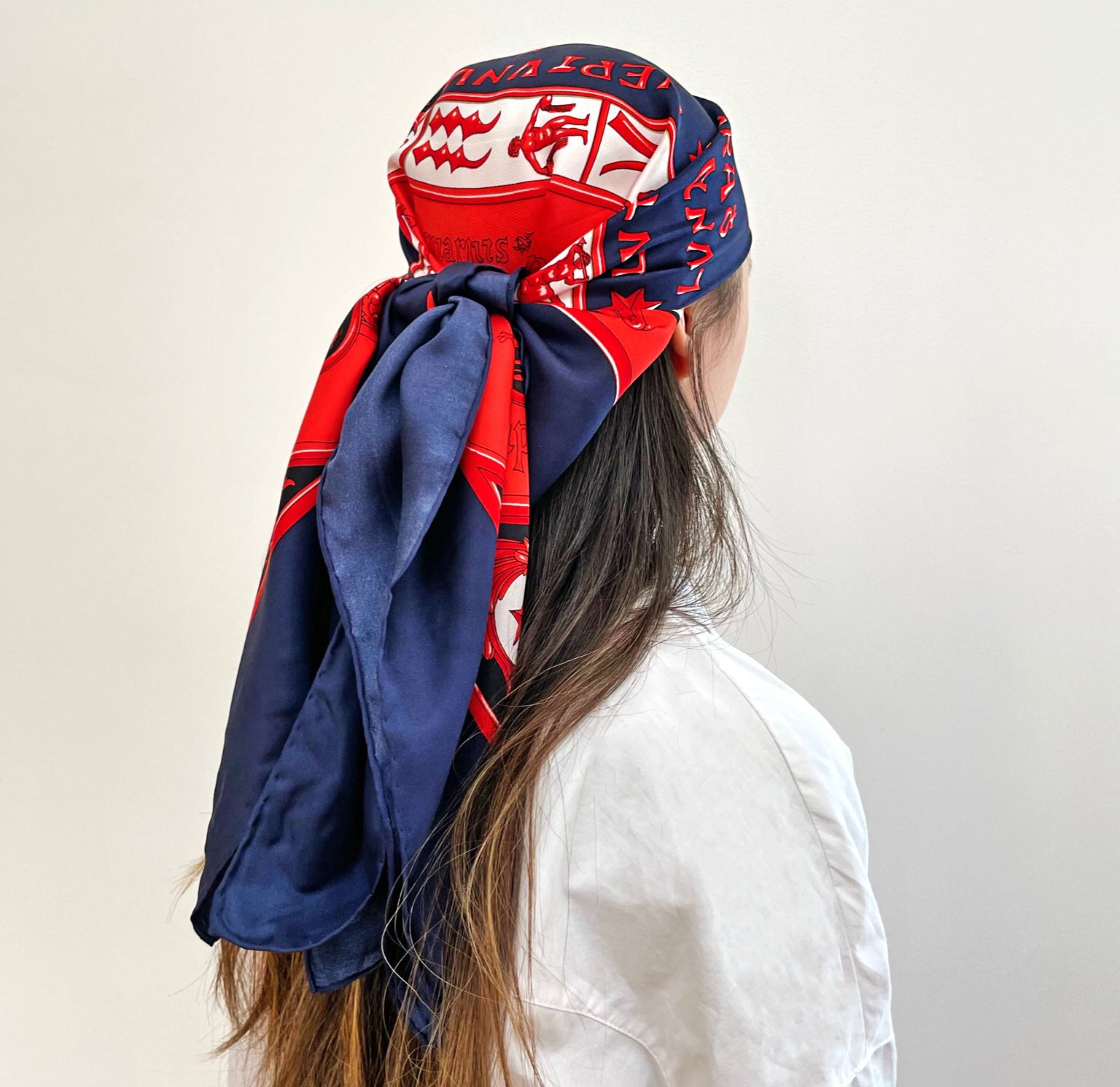 silk scarf zodiac