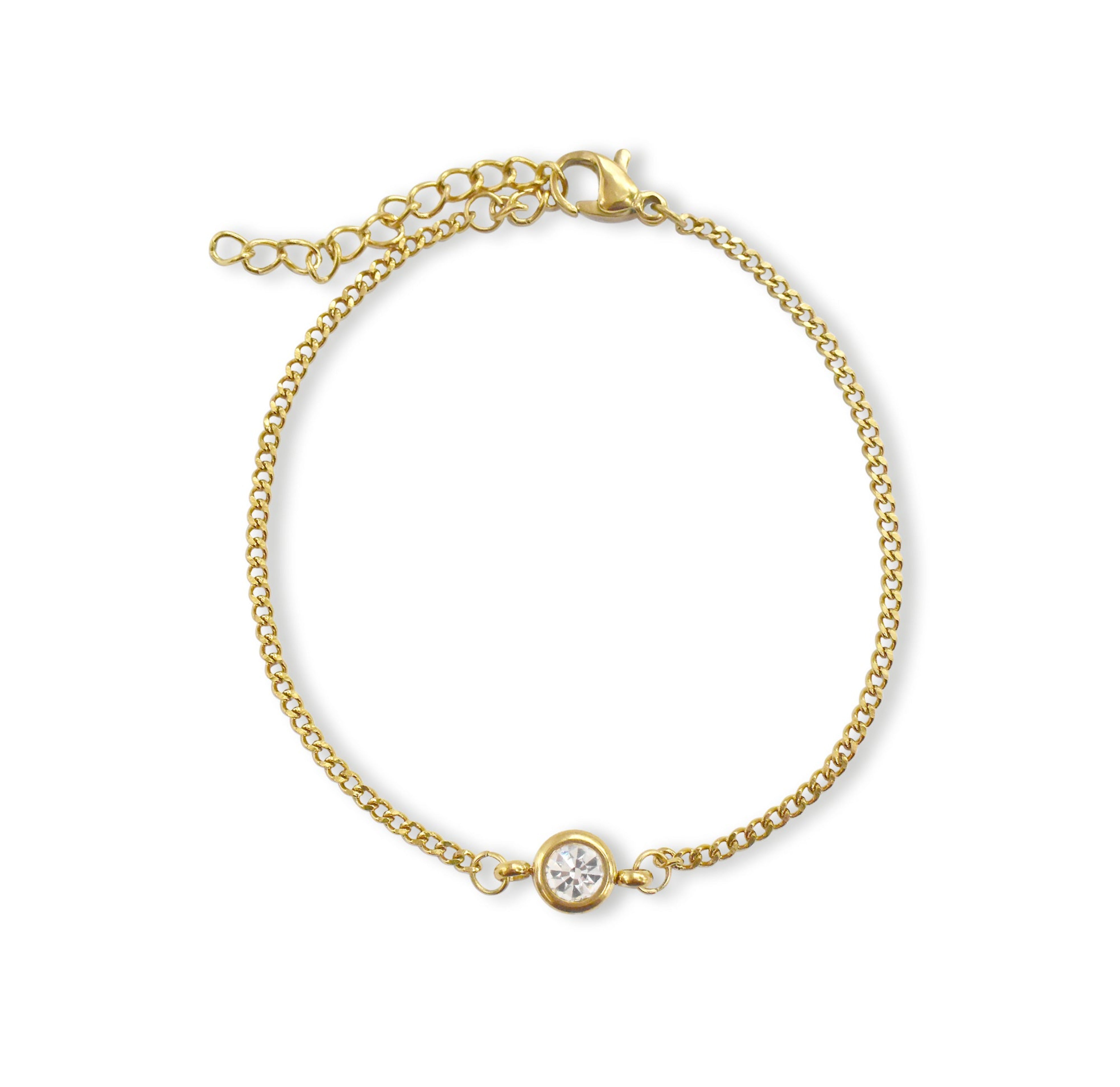 april birthstone bracelet waterproof