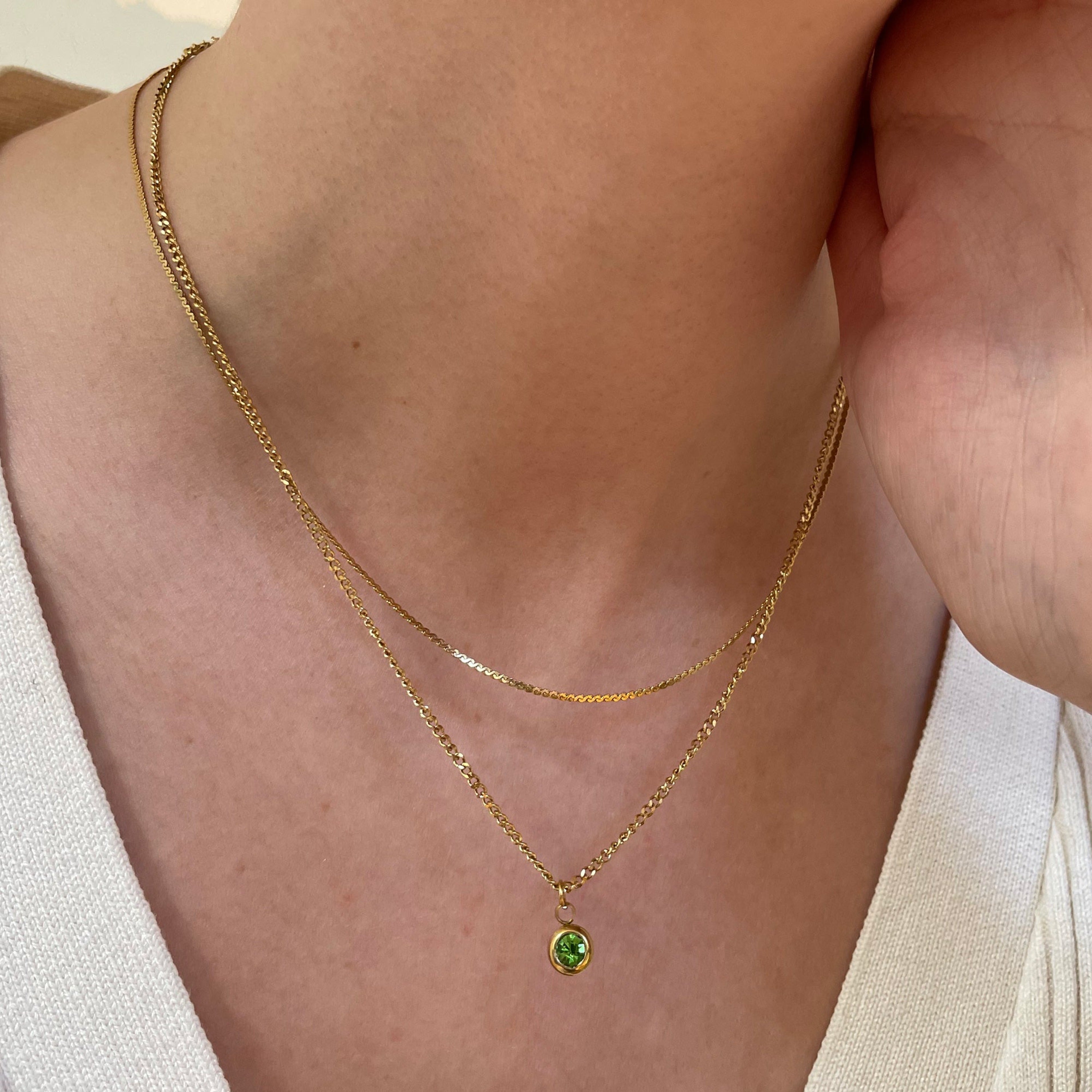 gold dainty jewelry water resistant