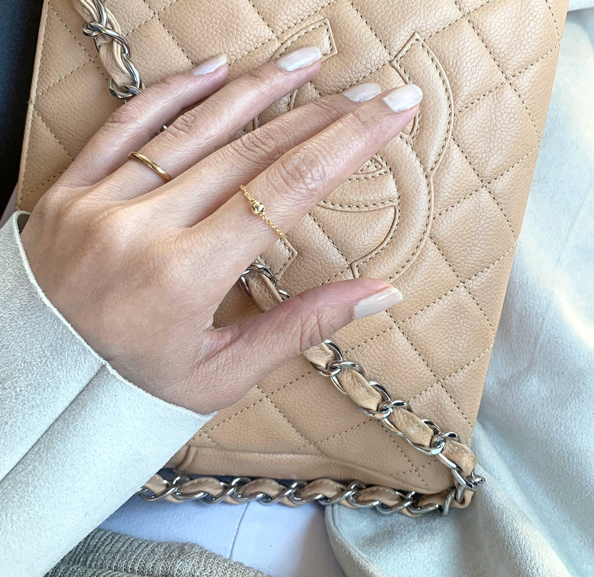 dainty gold chain gold vermeil
