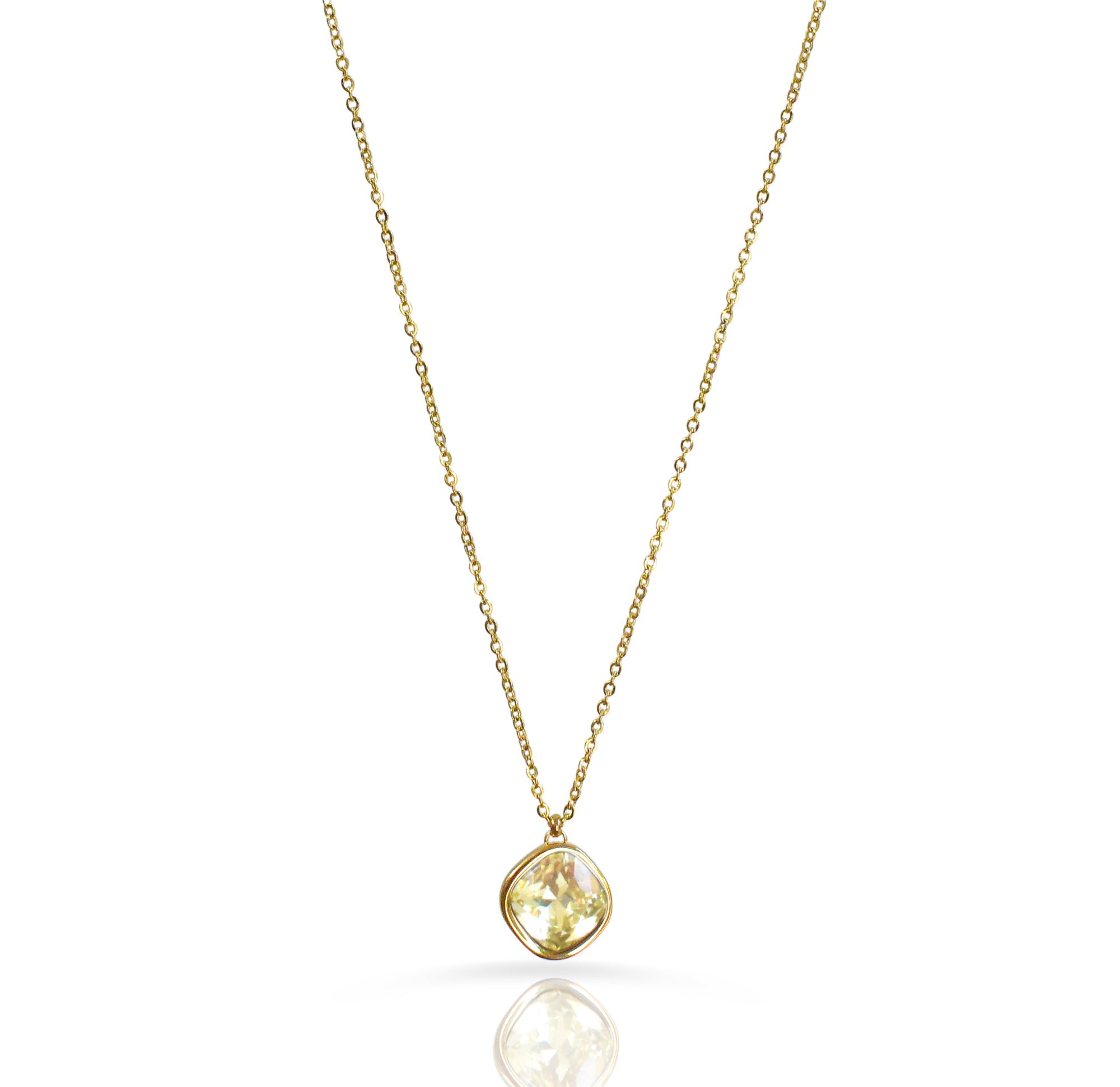 peridot birthday necklace