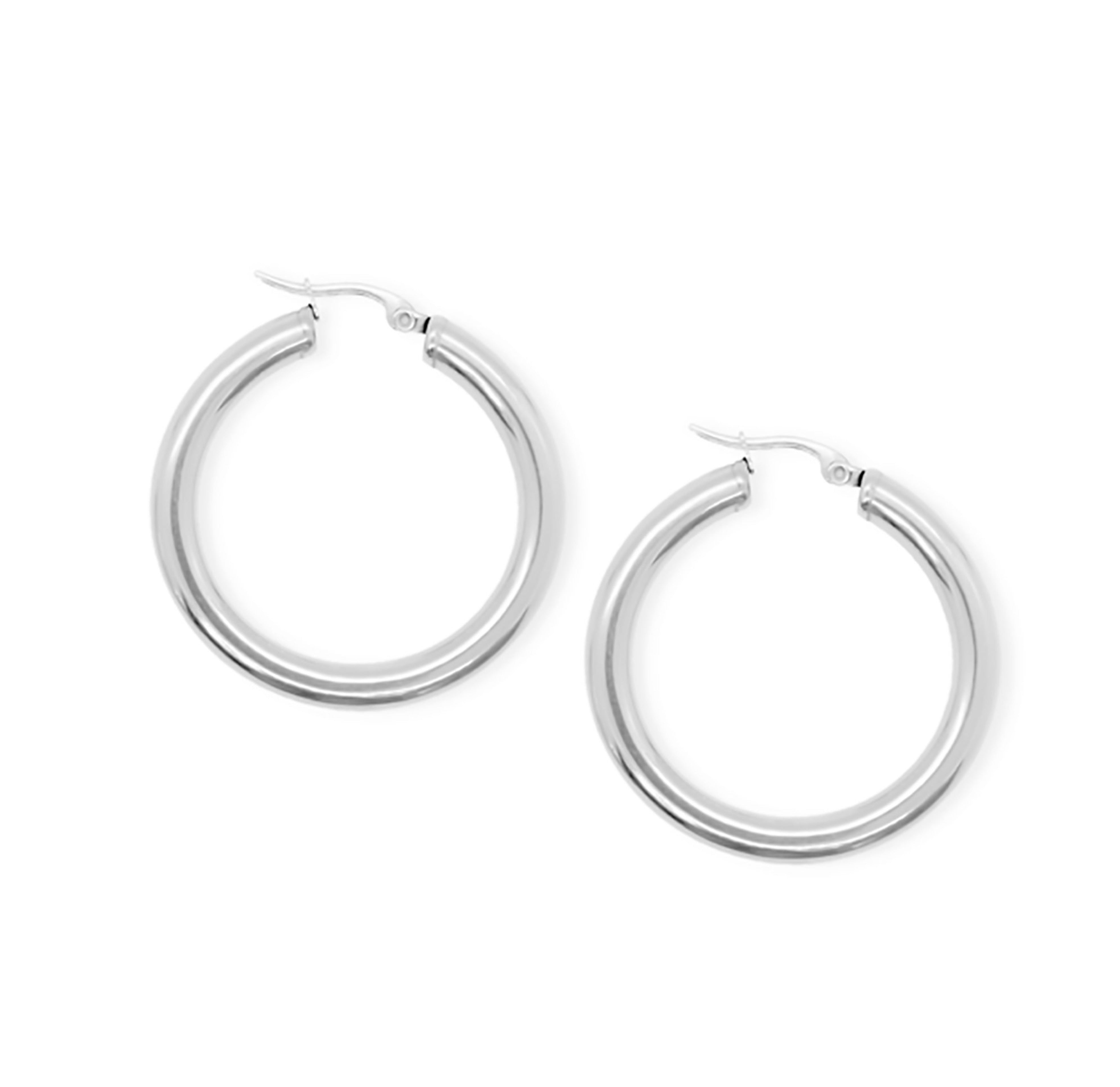【HYKE】HOOP EARRINGS SILVER925 Amazon.com: POPLYKE 925 Sterling Silver Circle Endless Hoop