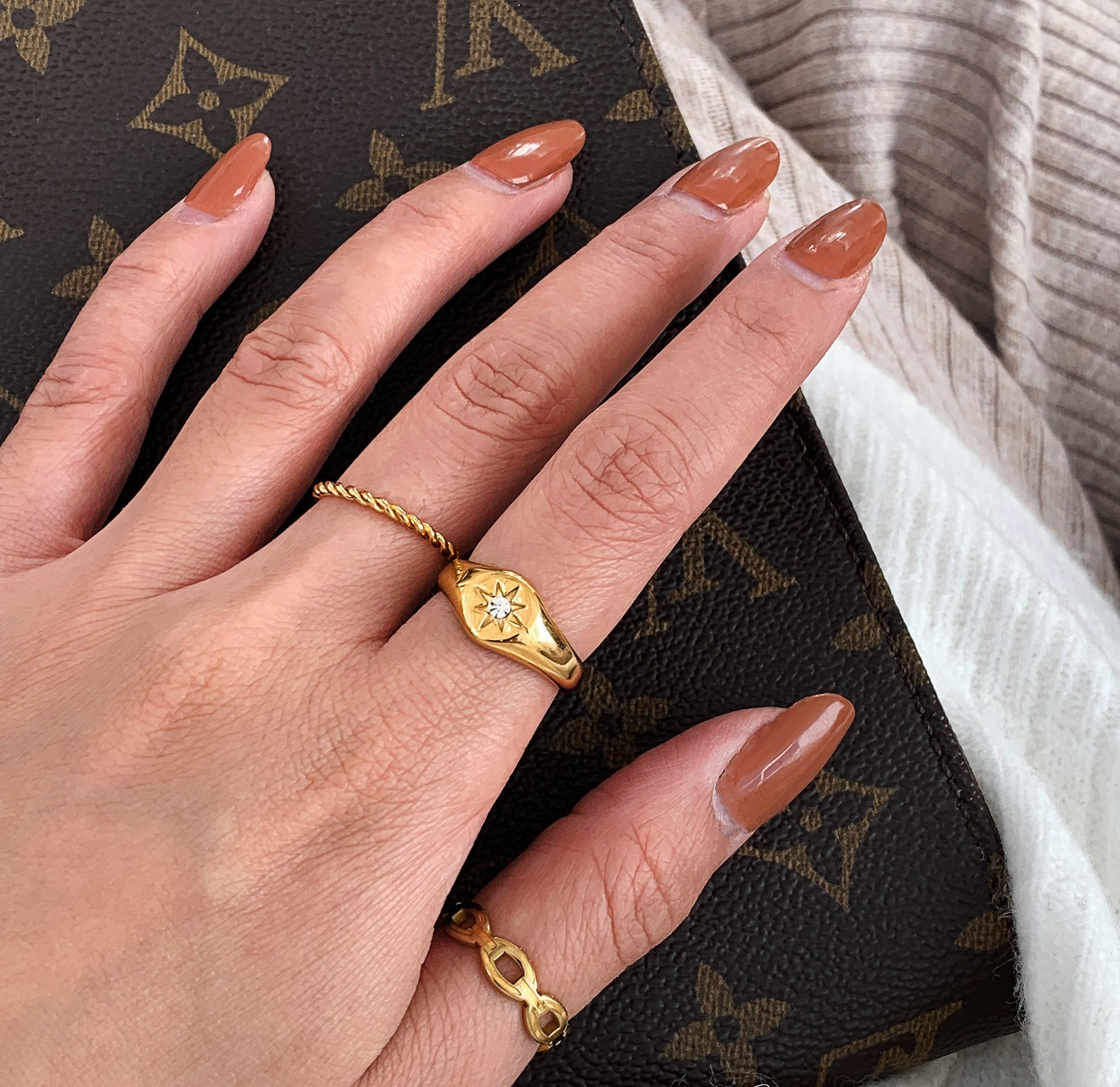 gold rings waterproof jewelry