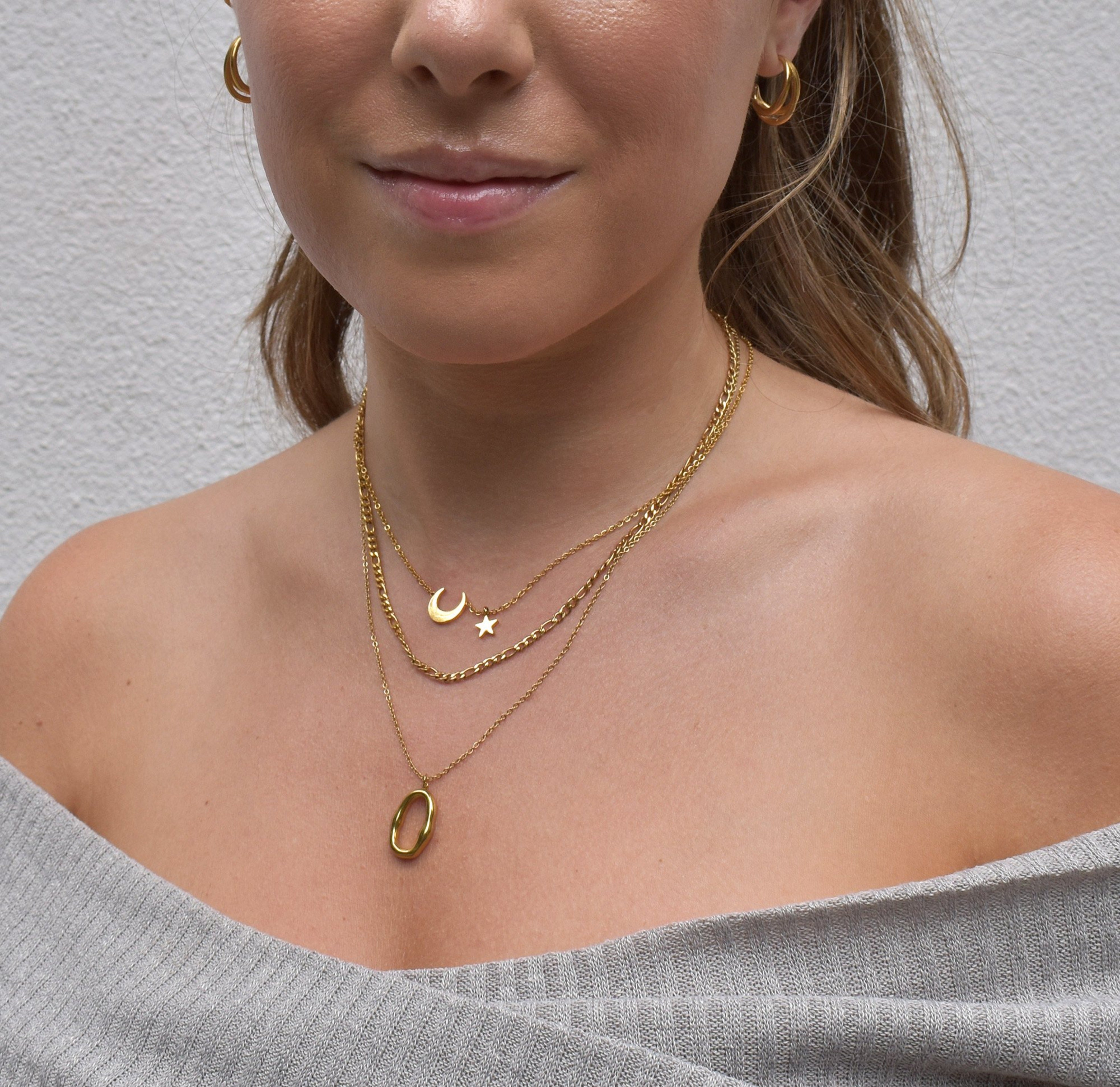 dainty gold chain necklace