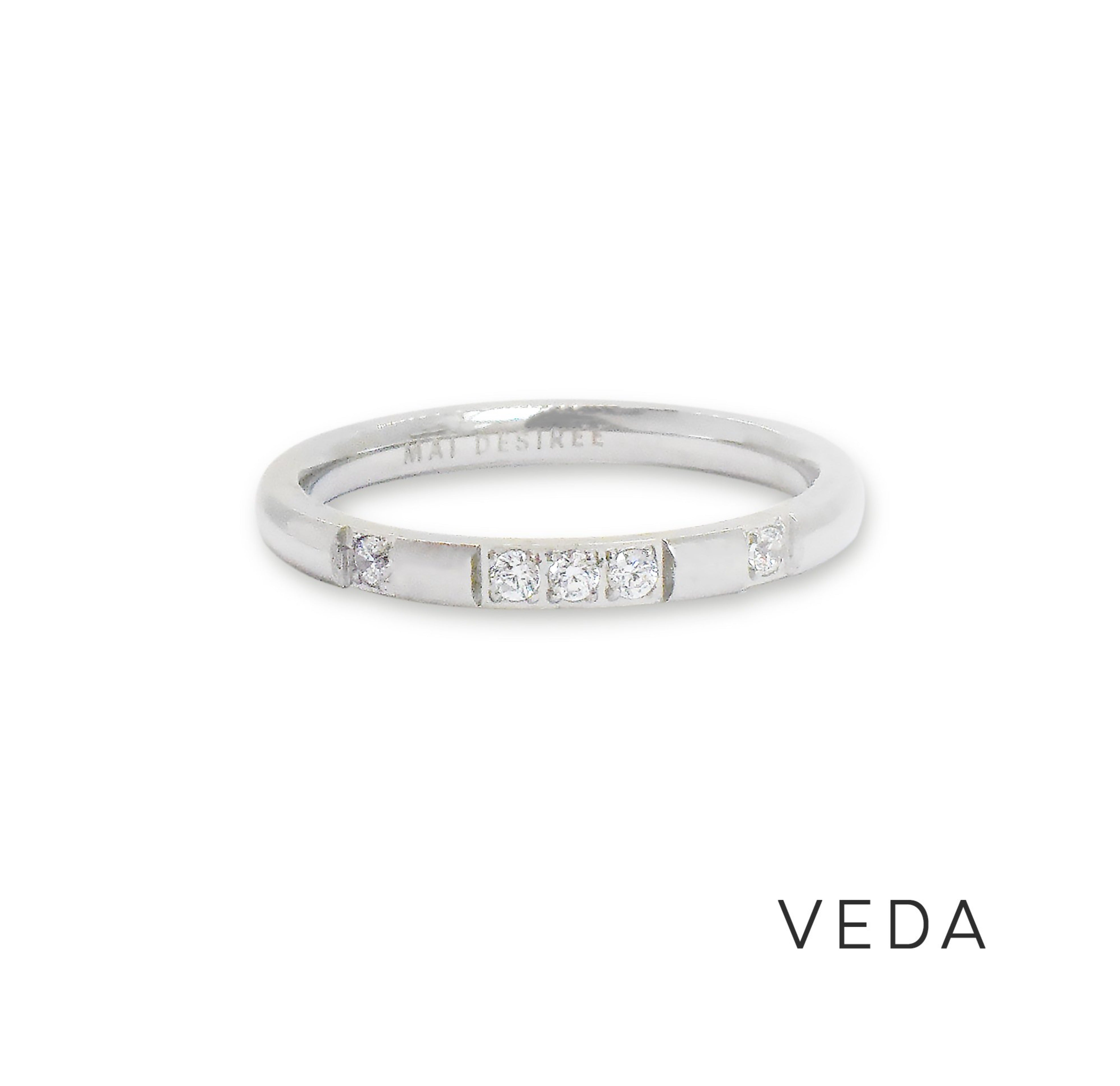 silver diamond band waterproof