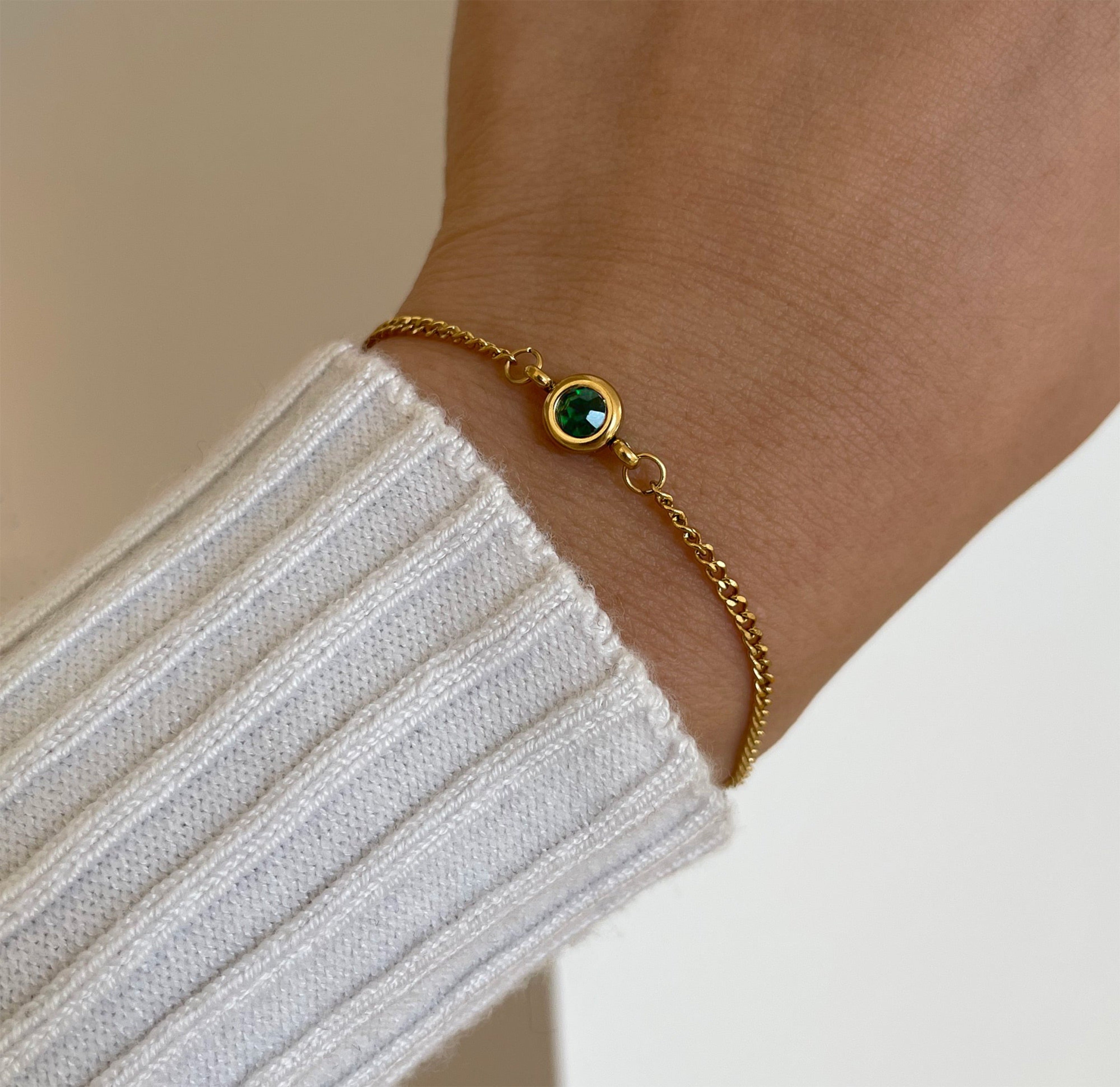 may birthstone bracelet