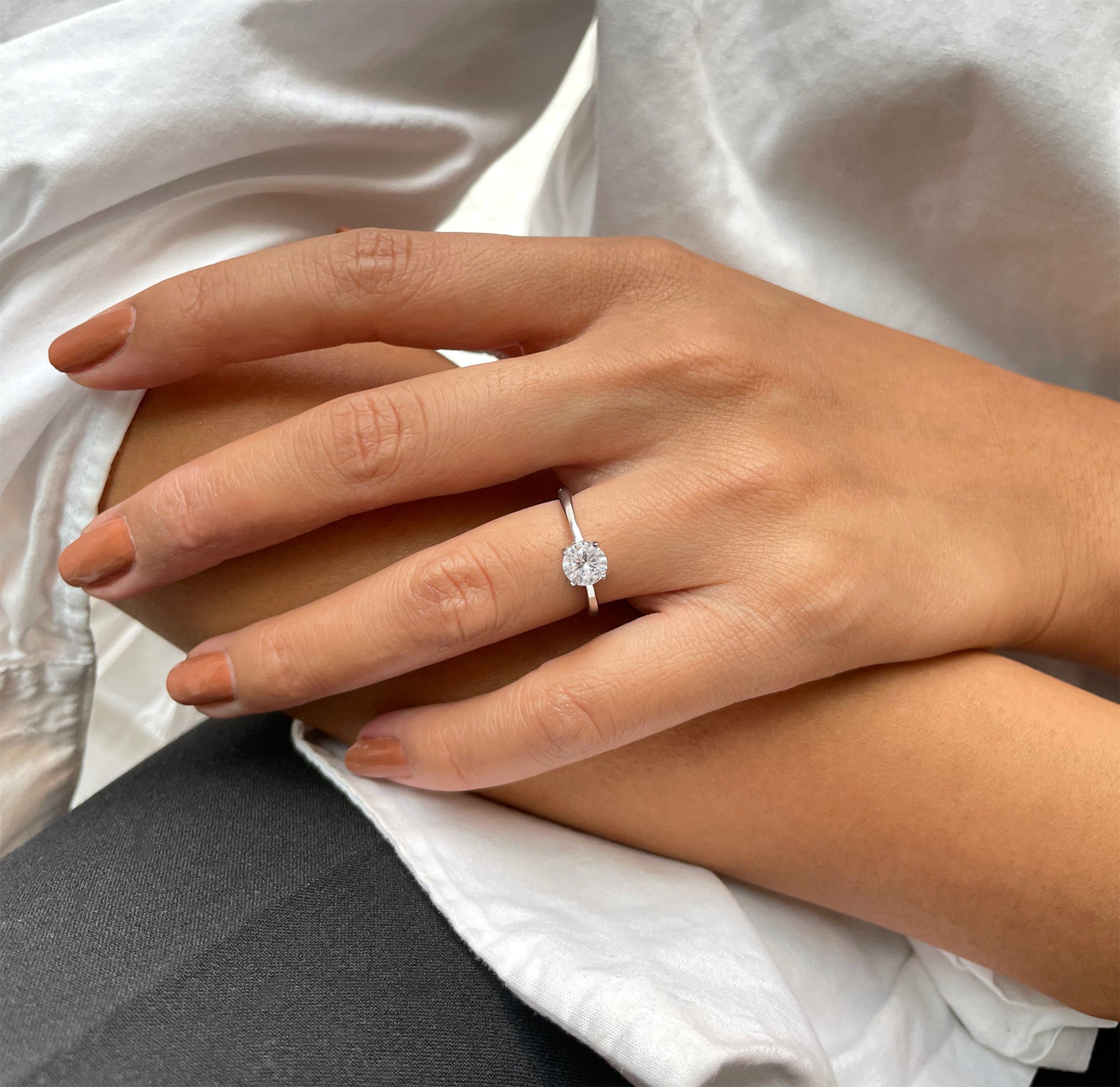 diamond ring engagement ring promise ring waterproof