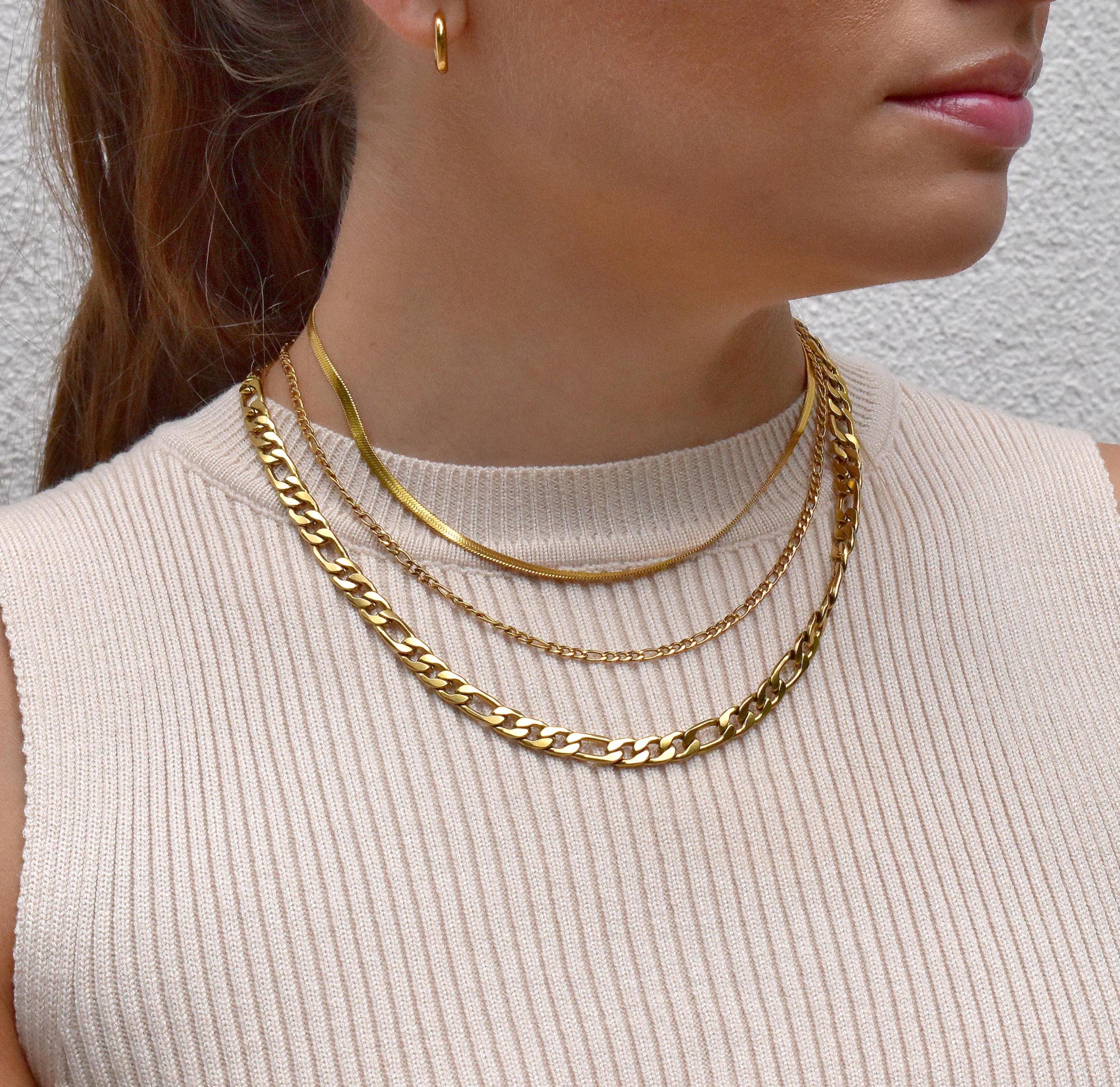 gold necklaces