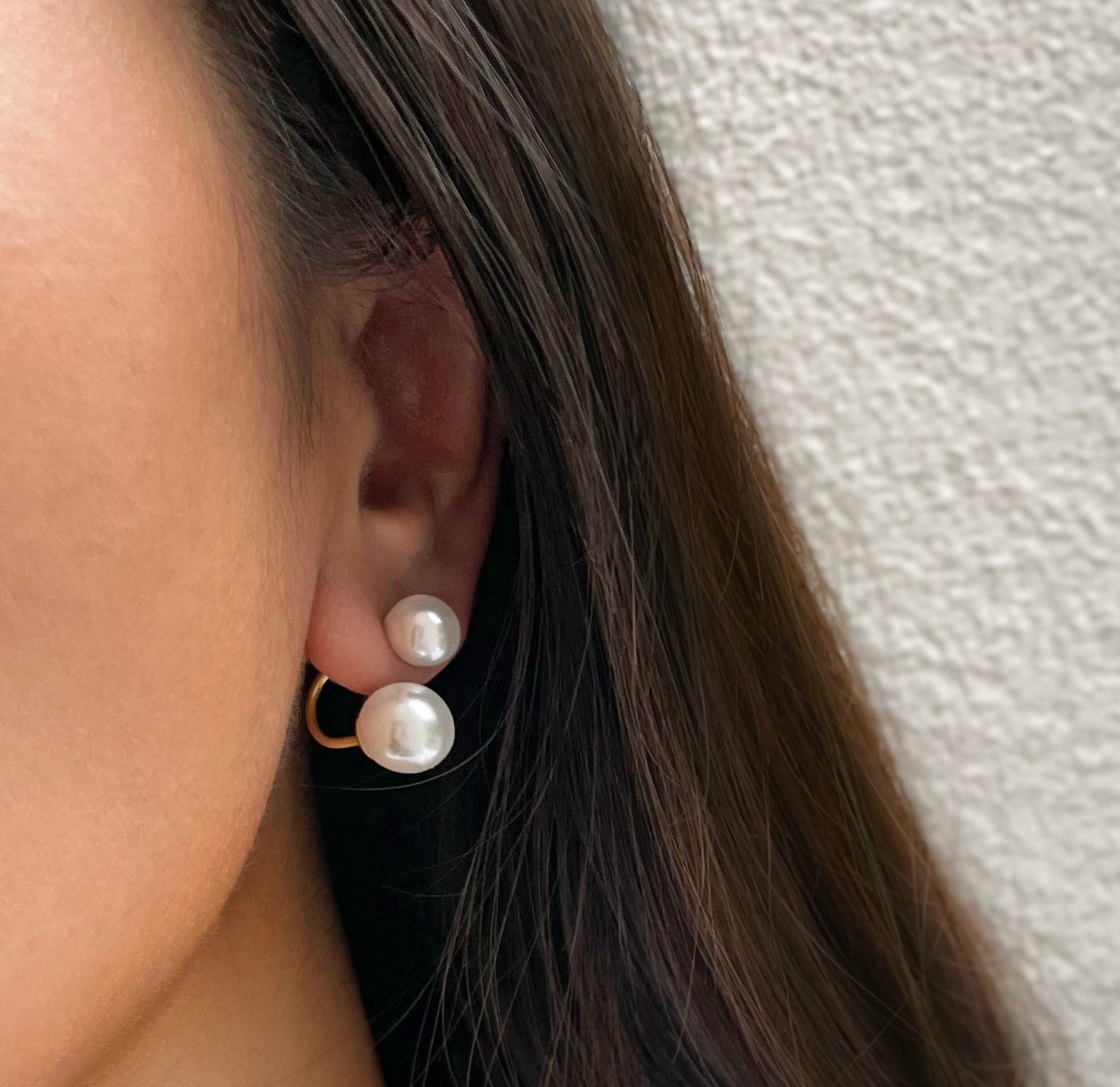 pearl earring waterproof jewelry