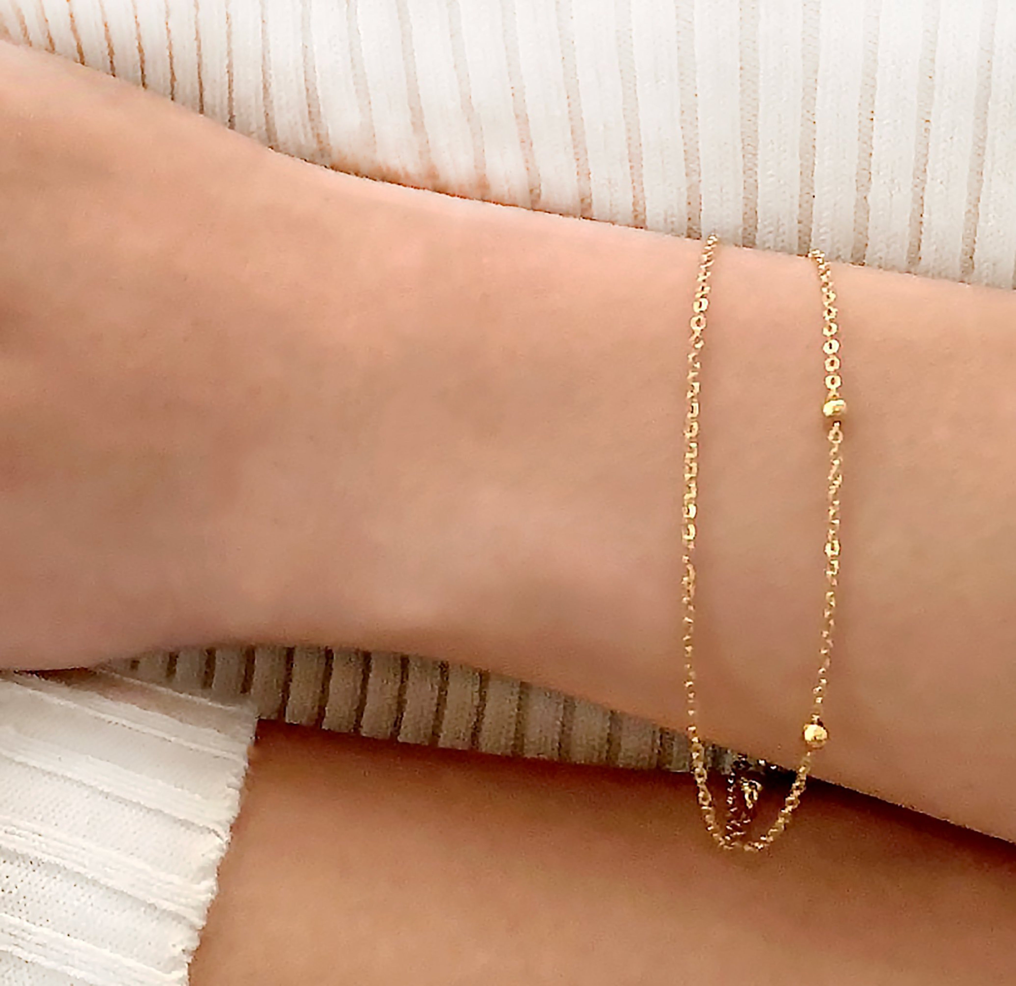 dainty gold bracelet tarnish free
