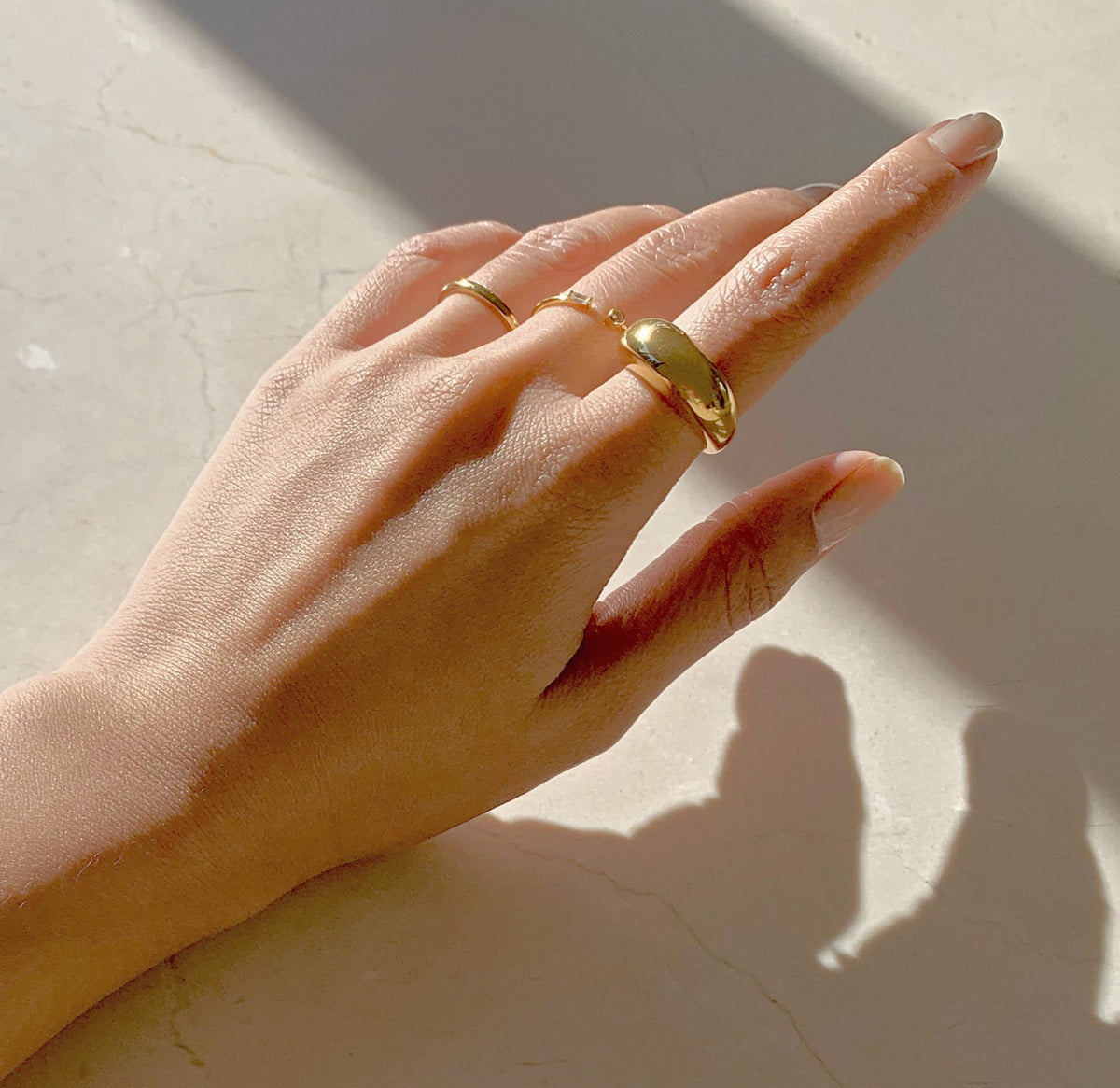 gold dome ring water resistant jewelry