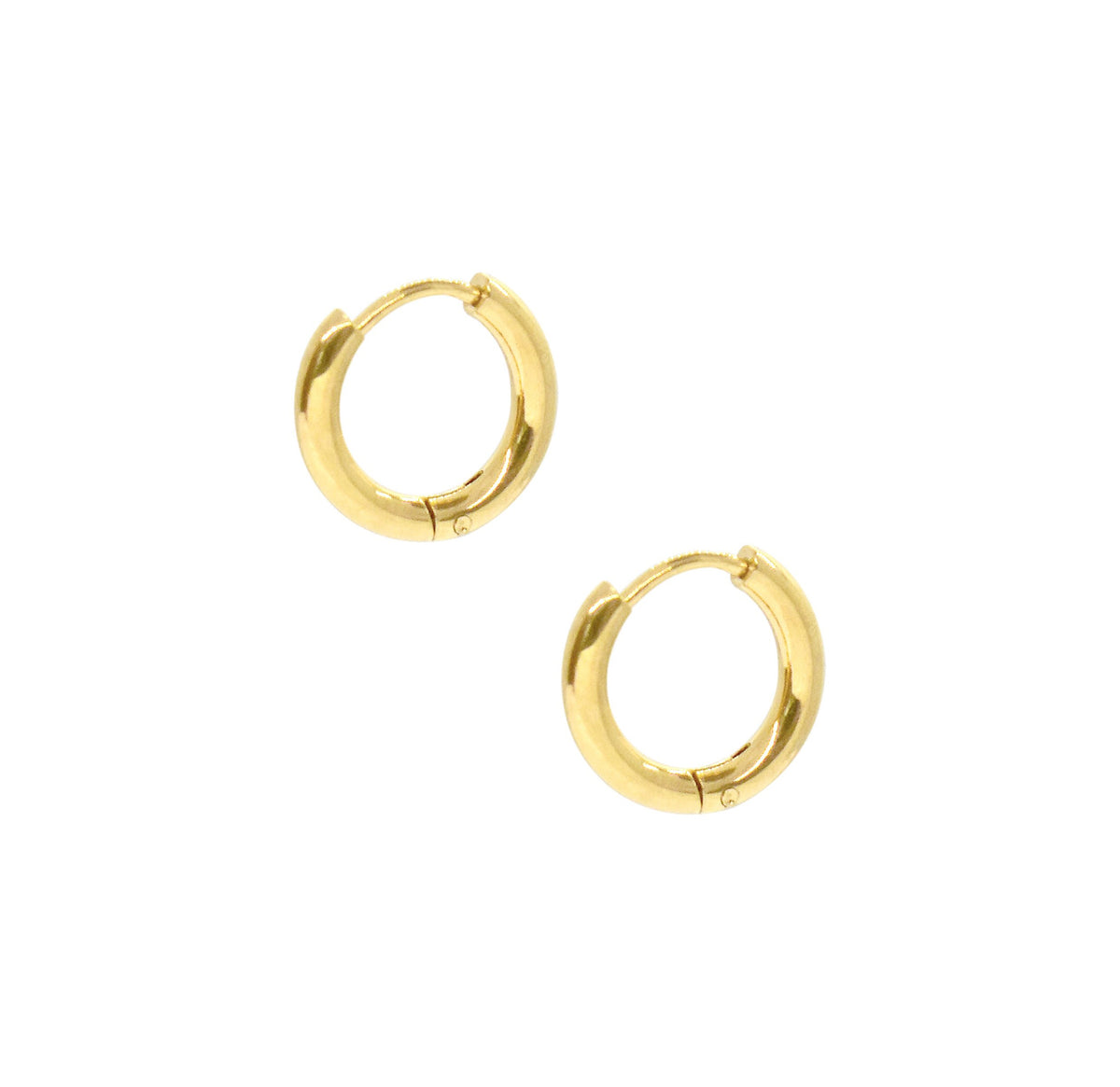 ARIEL BAROQUE PEARL HUGGIE HOOP EARRINGS