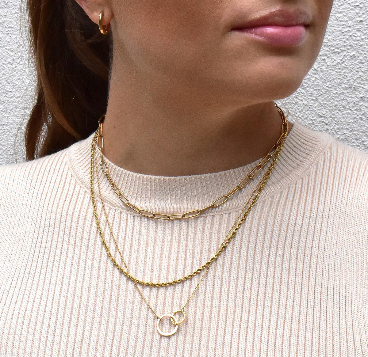 ANTONIA UNITY CIRCLE LINK NECKLACE