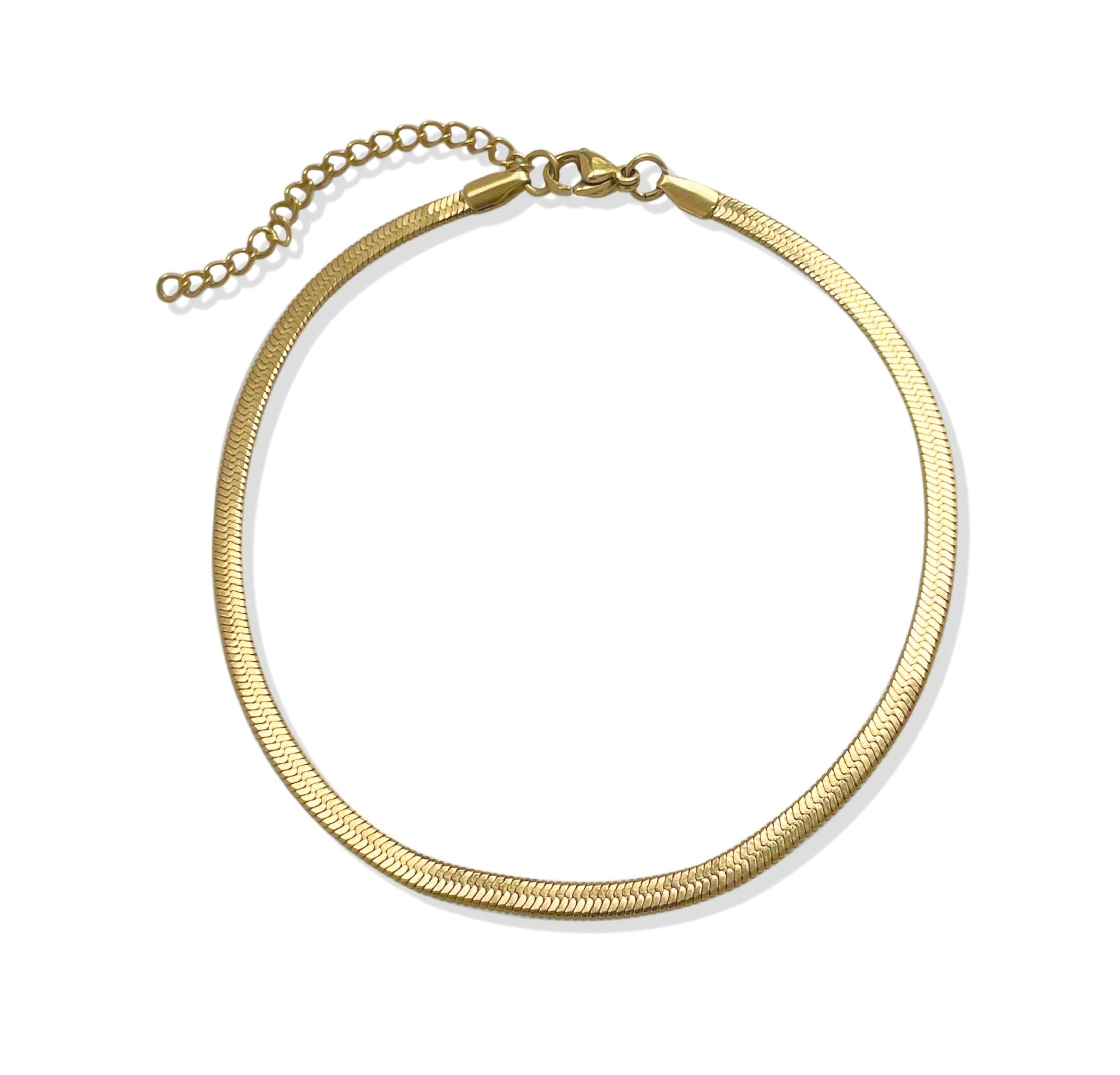 dainty gold anklet waterproof jewelry