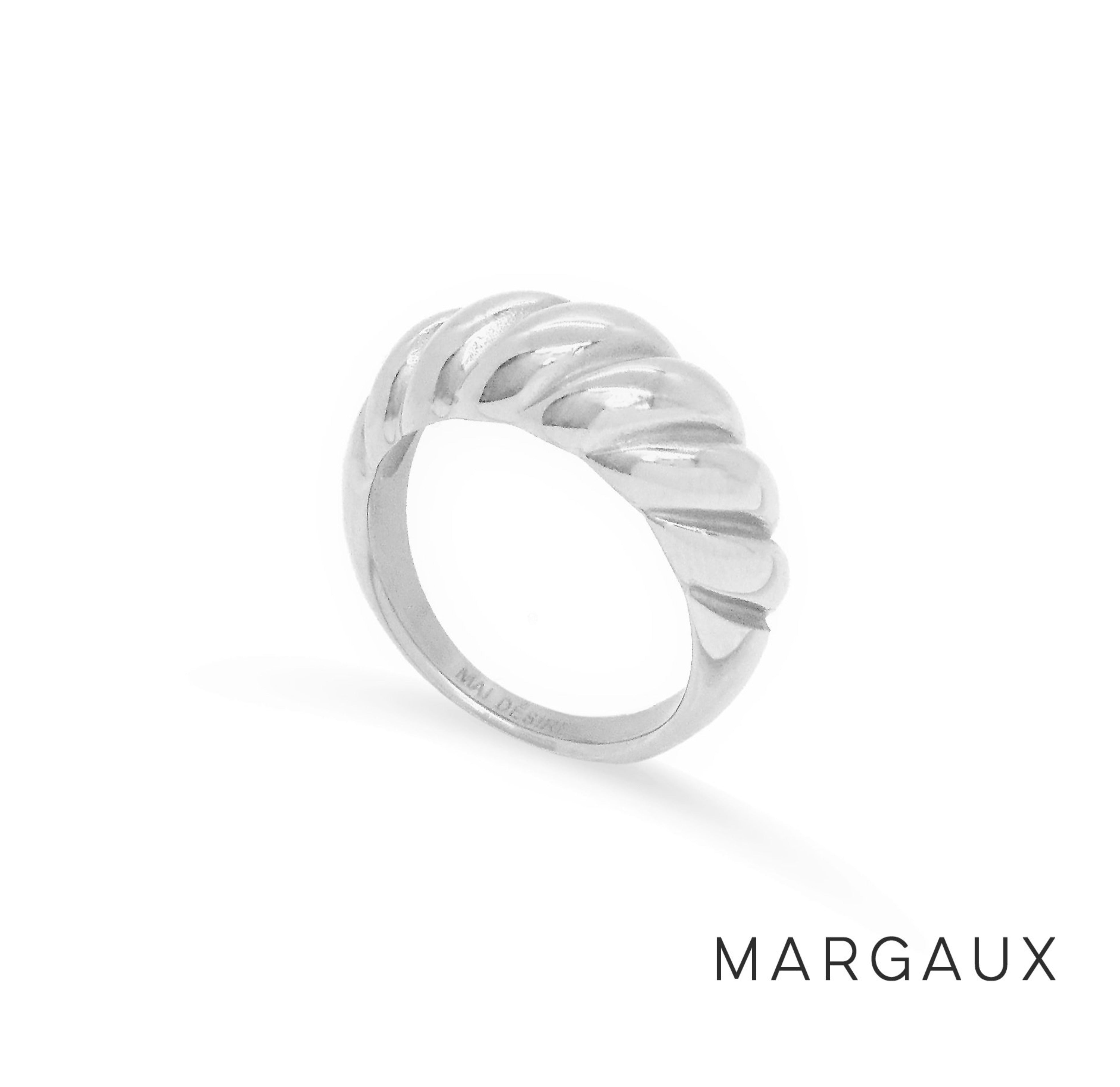 silver croissant ring waterproof
