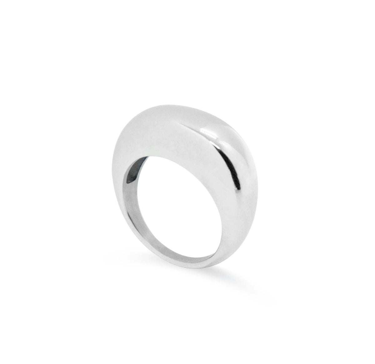 Capri silver dome ring tarnish free