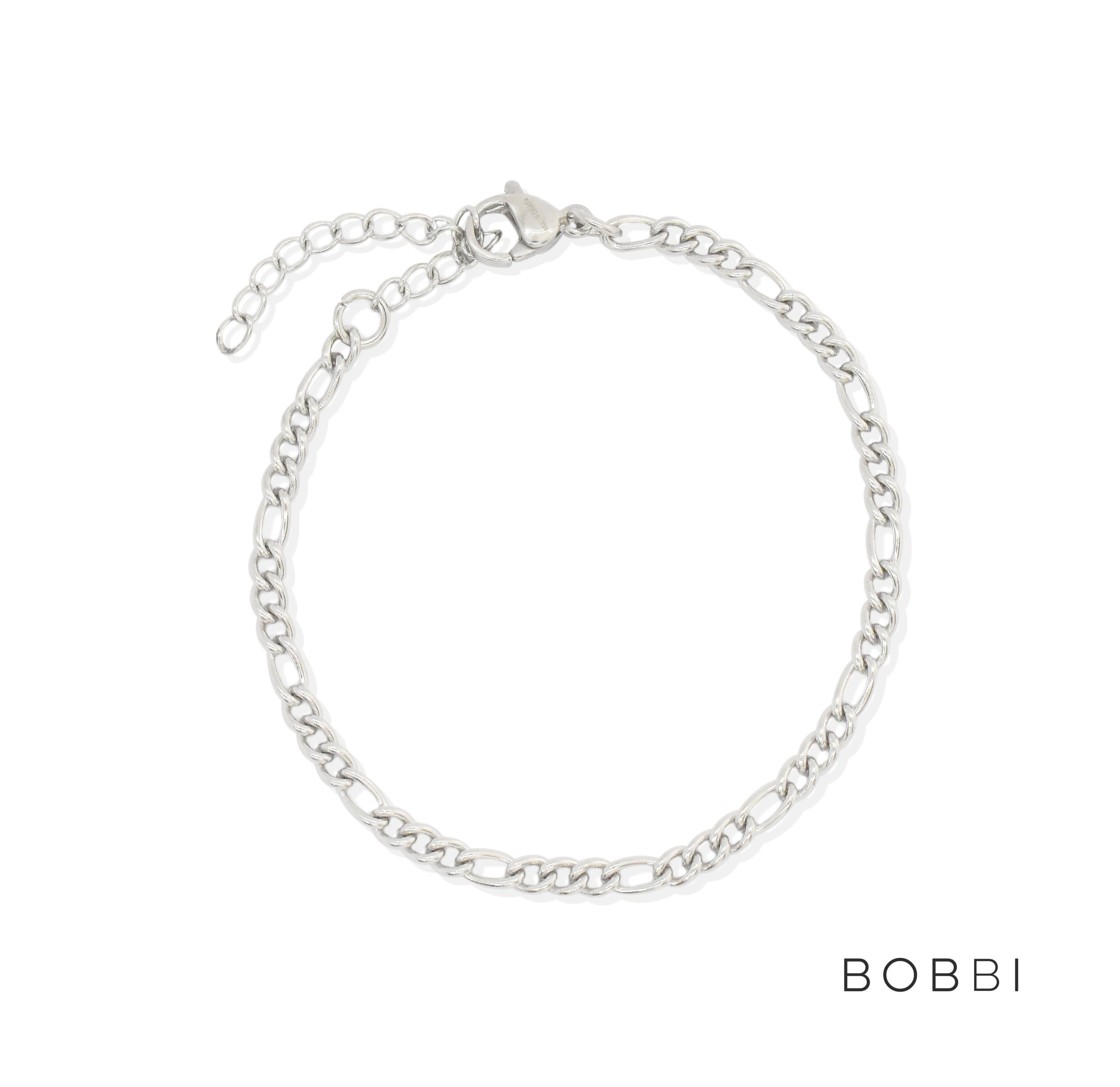 dainty silver chain bracelet waterproof
