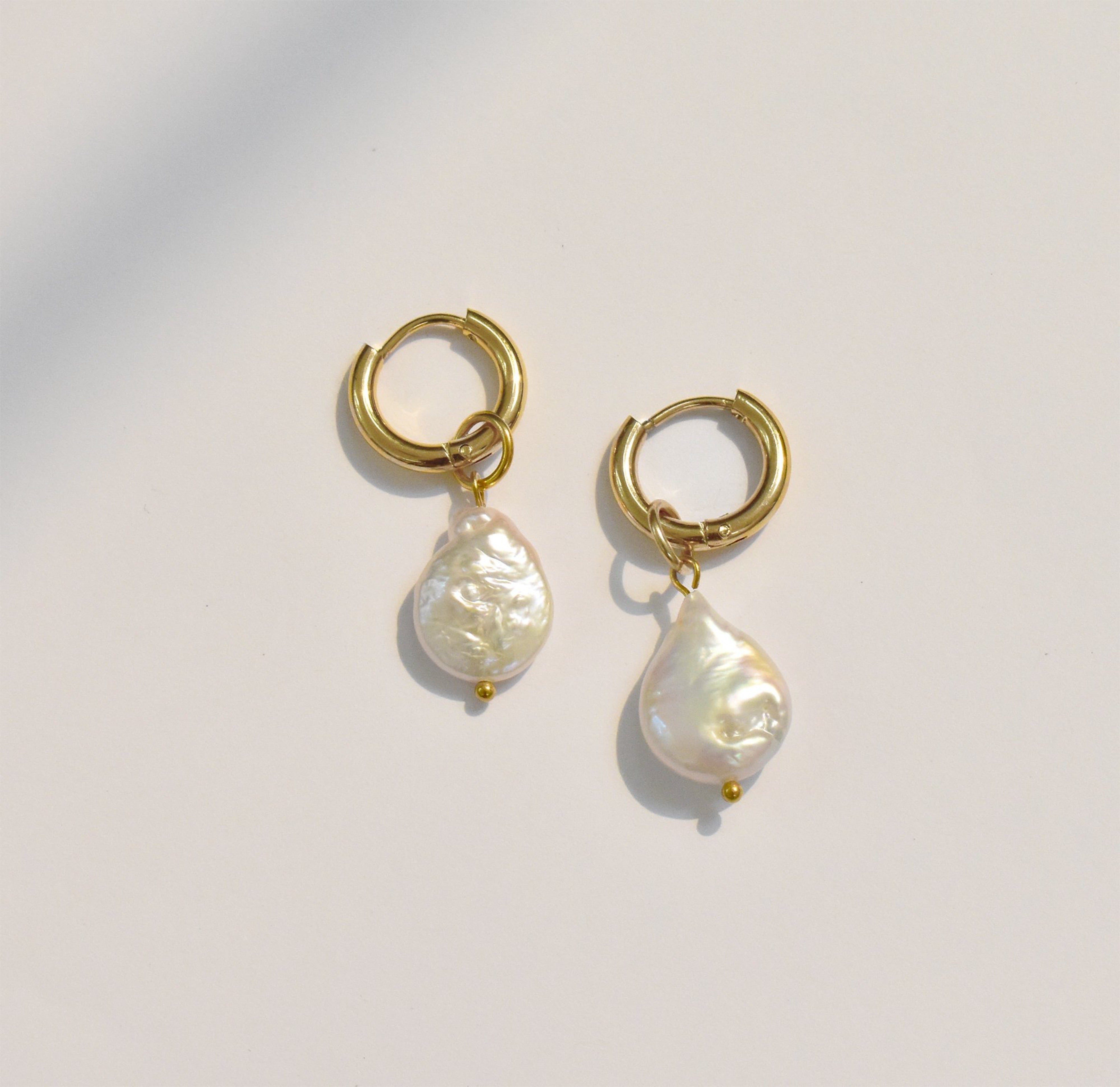 large baroque pearl earrings