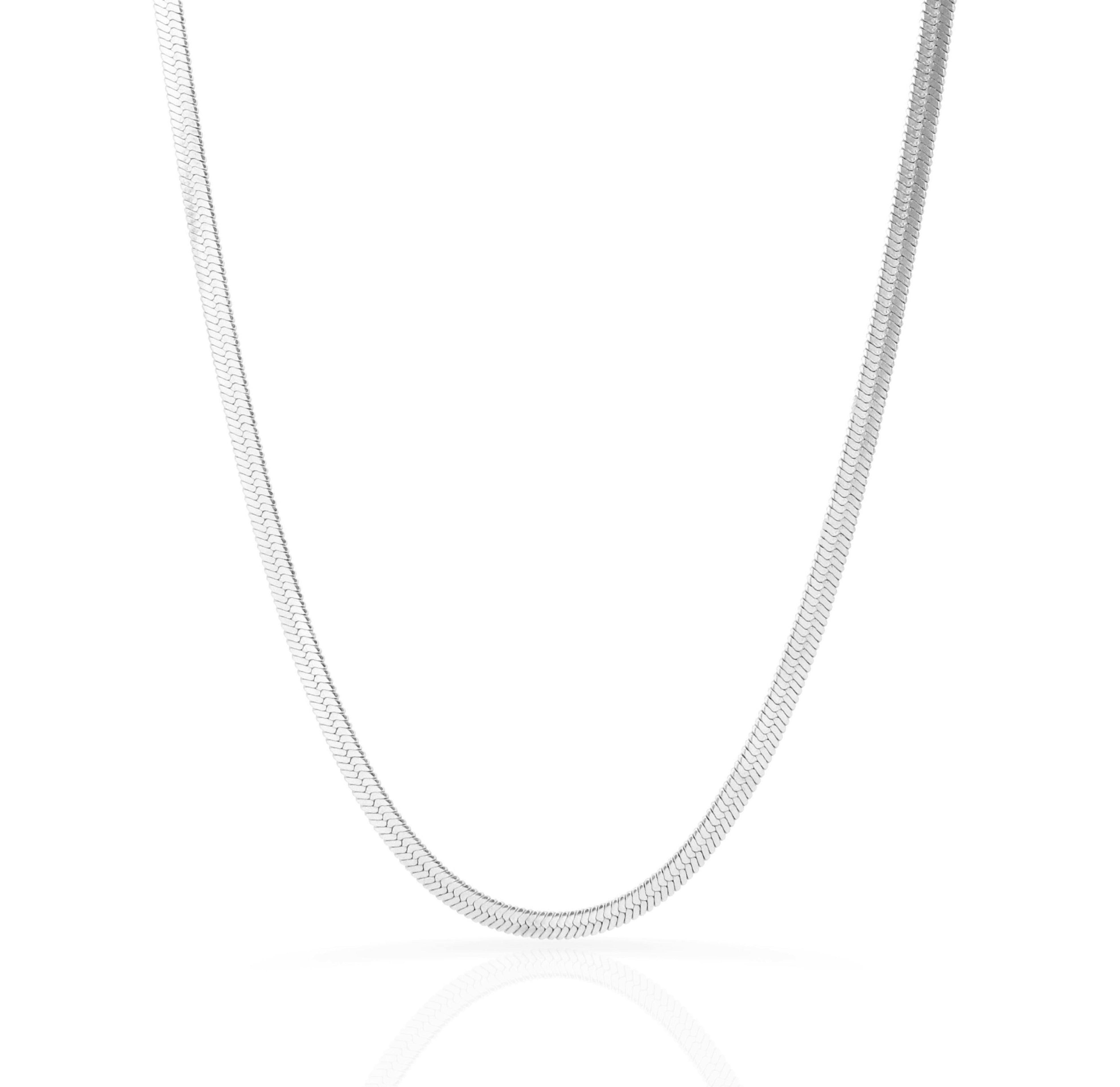 silver snake chain