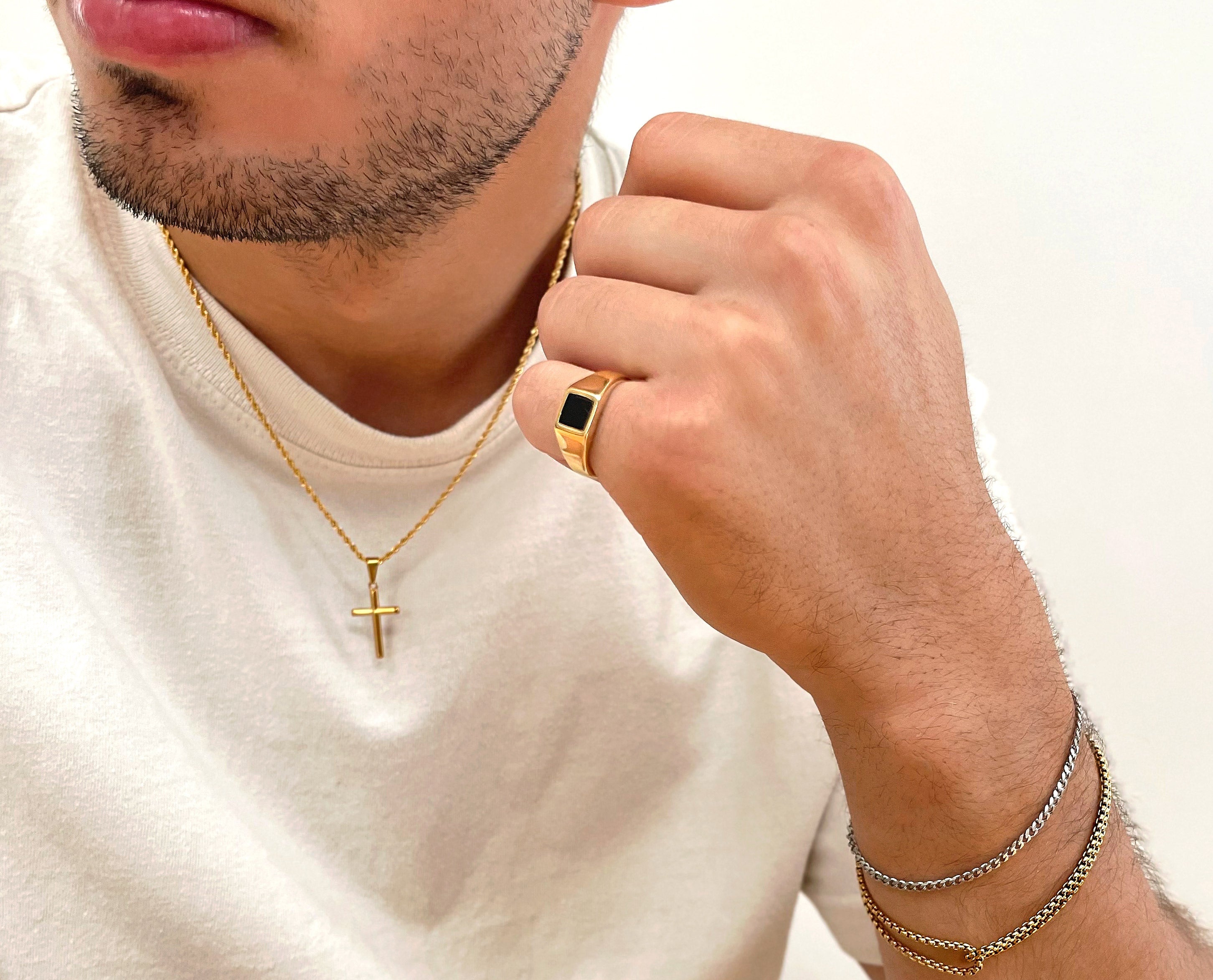 mens wterproof jewelry