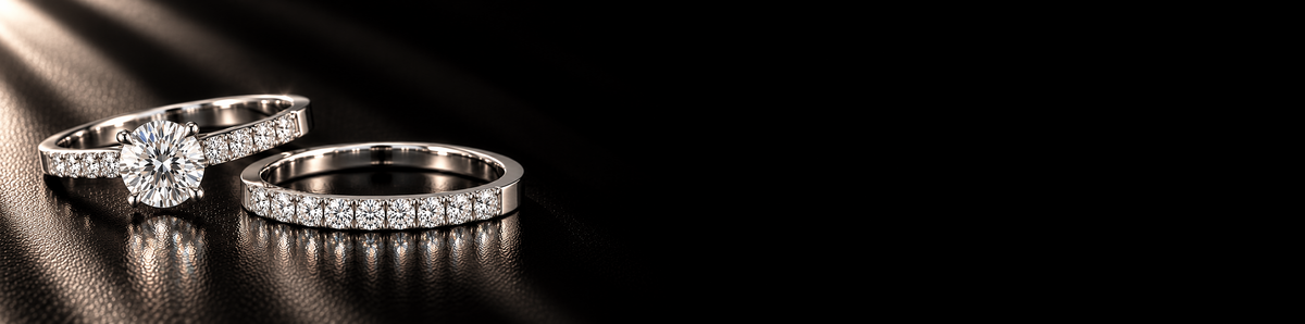 Waterproof promise rings in gold and silver, tarnish-free and hypoallergenic, made to last.