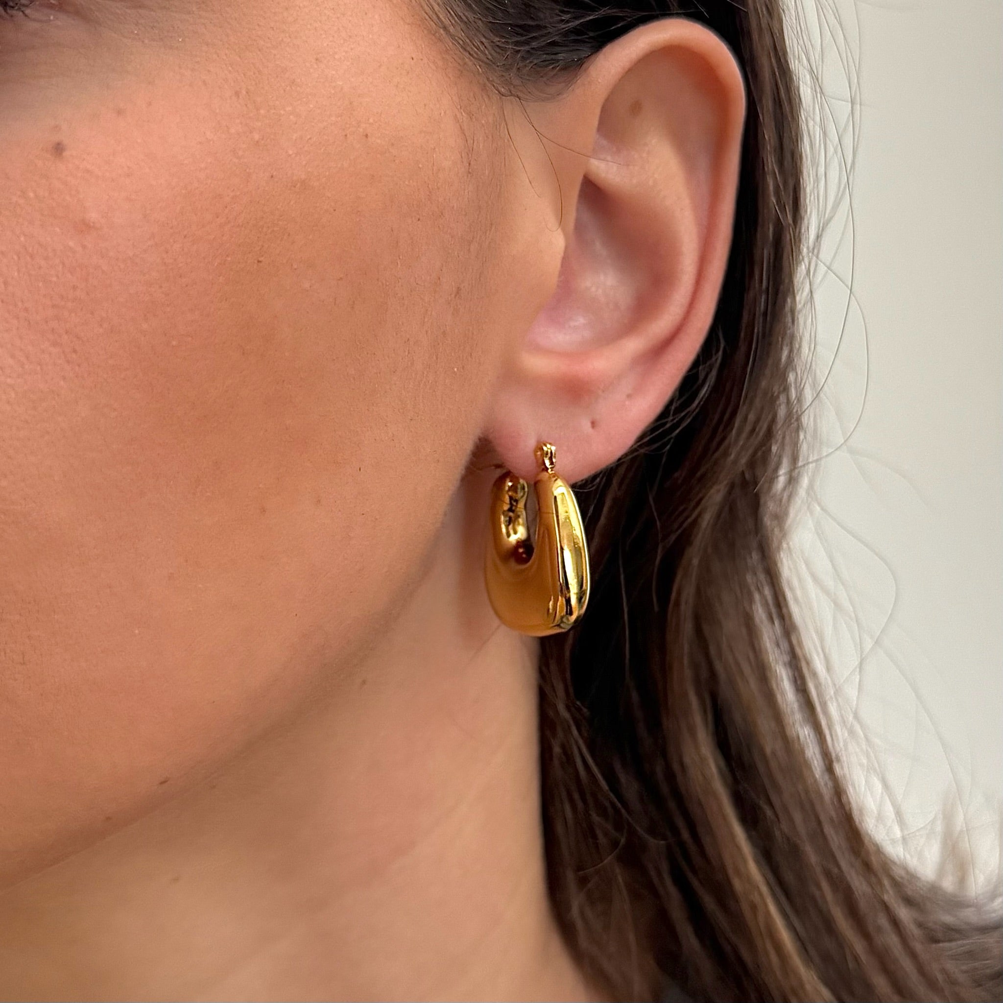 GOLD PURSE HOOP EARRINGS SAMPLE