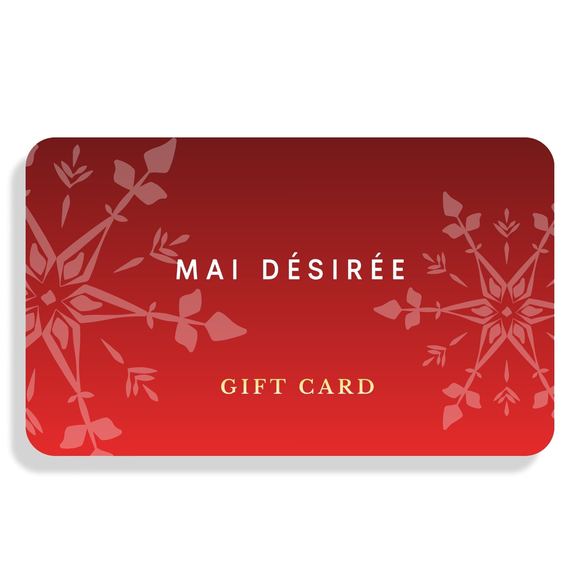 Holiday Gift Card - Red