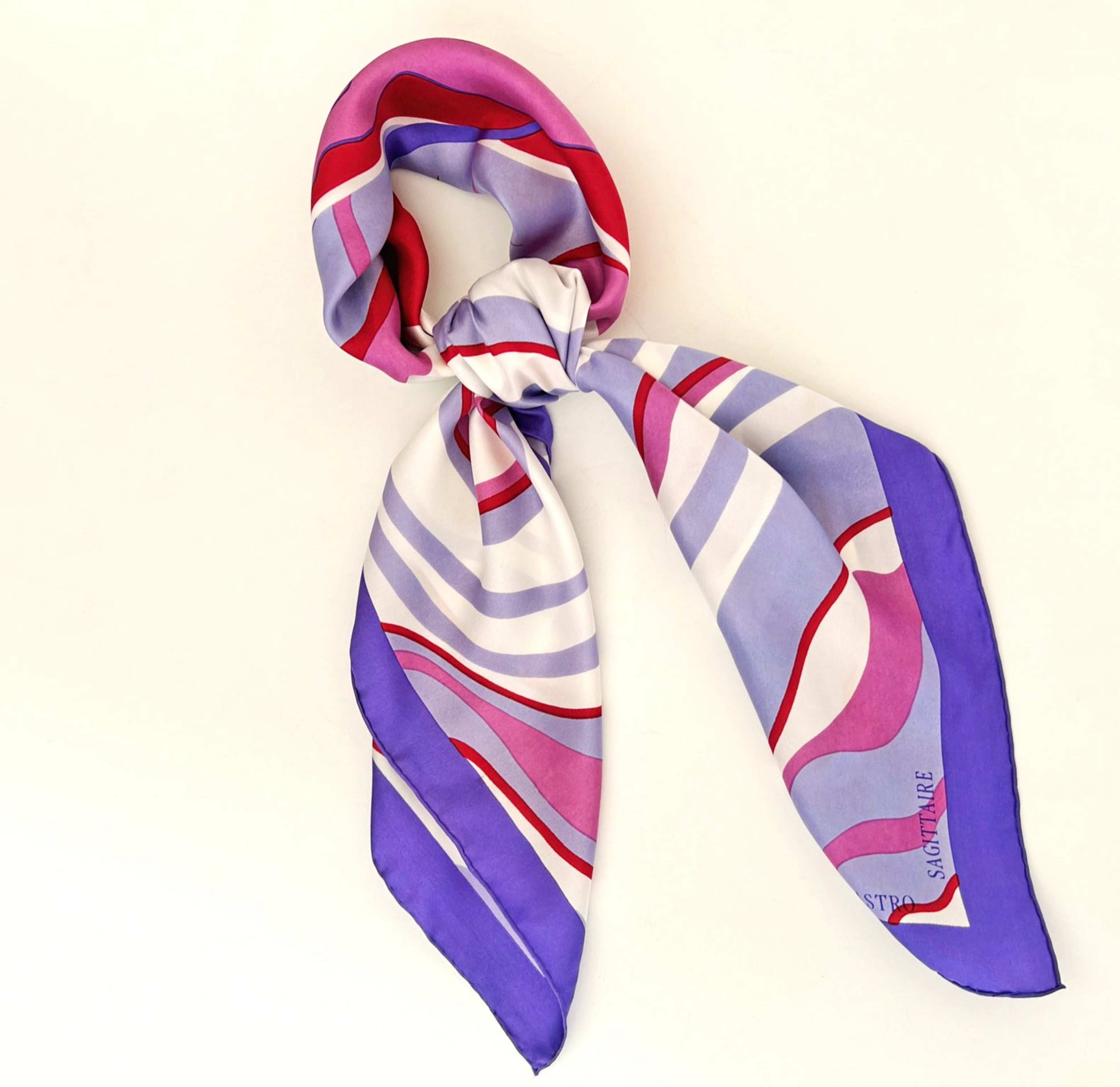 Sagittarius silk scarf