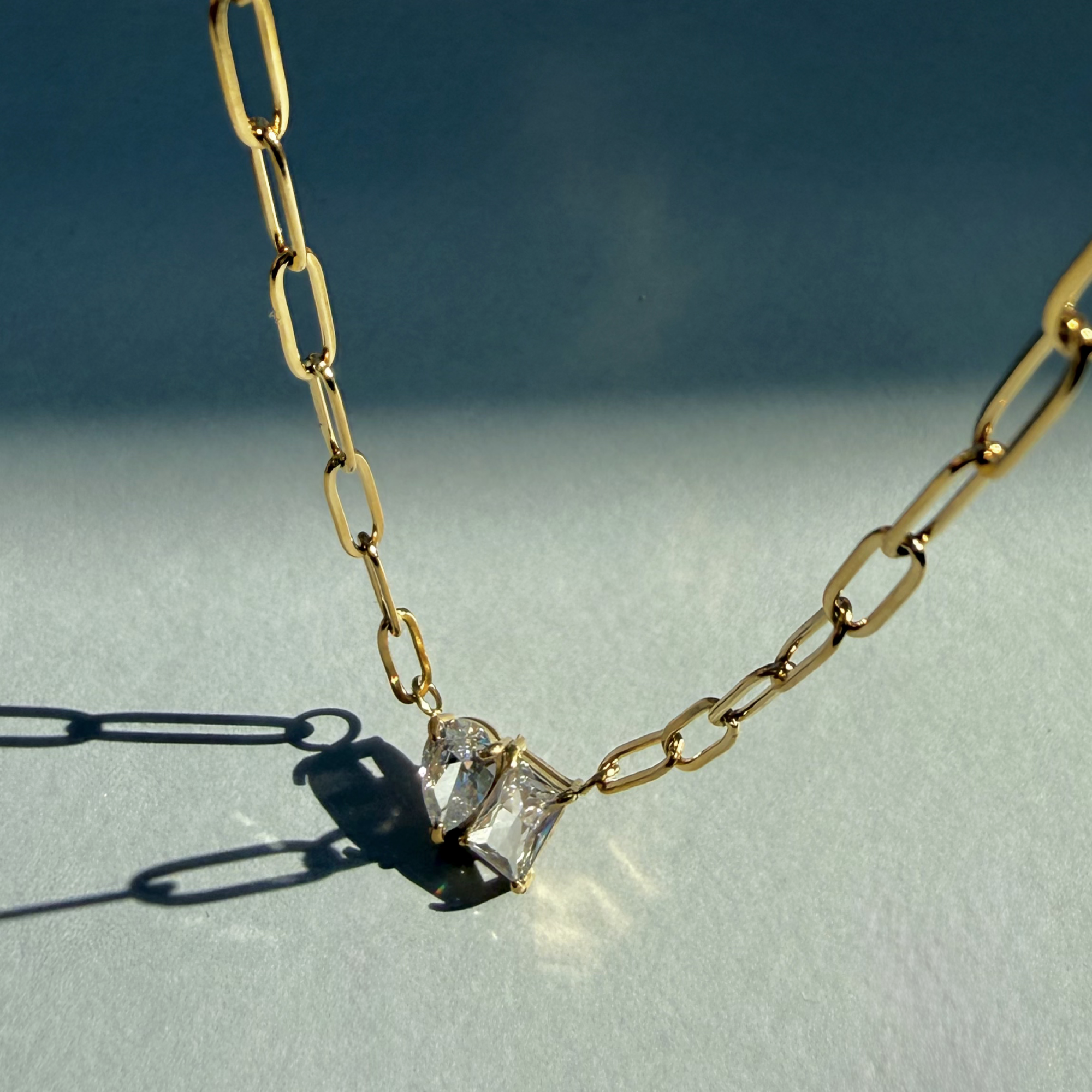 LIVV GOLD TOI ET MOI NECKLACE