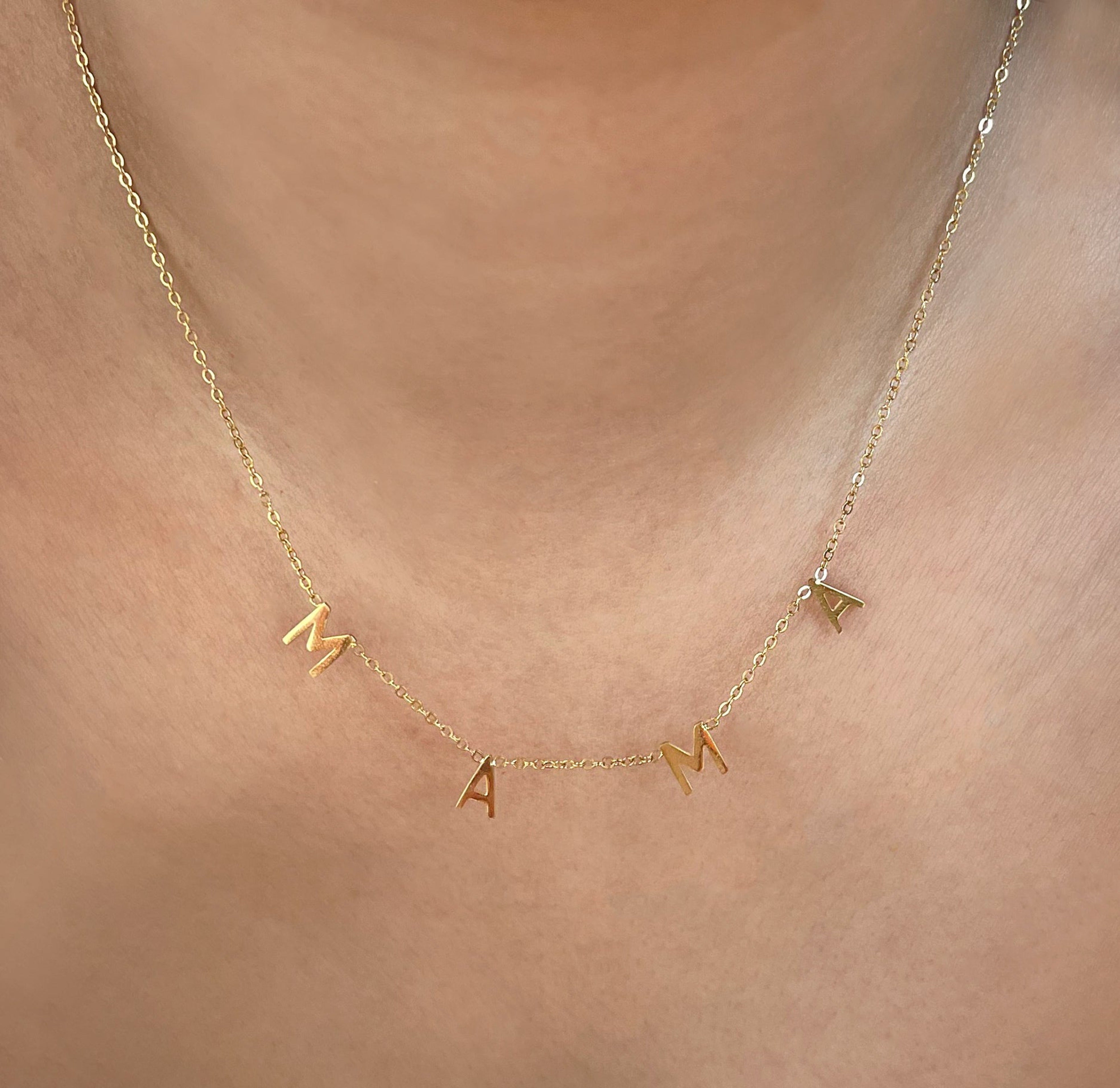 Gold Plated Stainless Steel Necklace With Shell Zircon And 26 Letter A Z  Initial Round Alphabet Pendant Necklace GD Non Tarnish From Jamees, $2.76 |  DHgate.Com