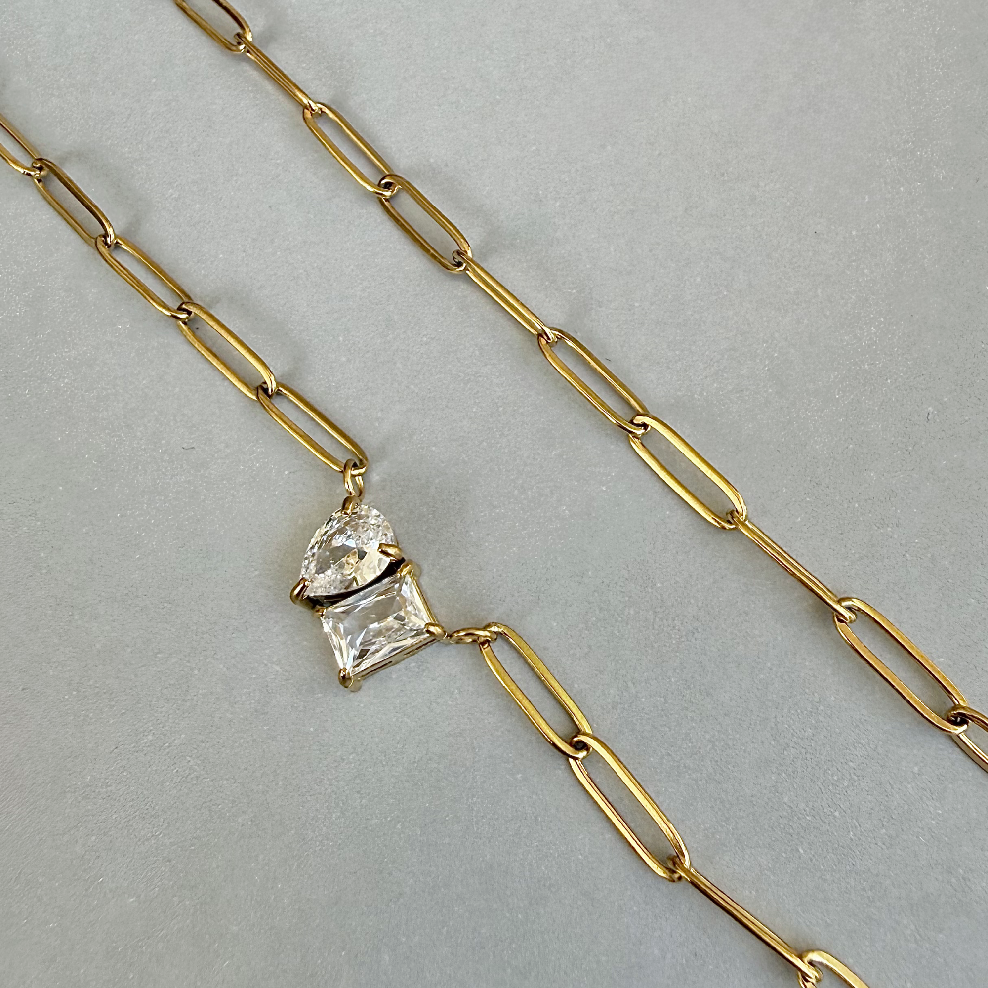 LIVV GOLD TOI ET MOI NECKLACE
